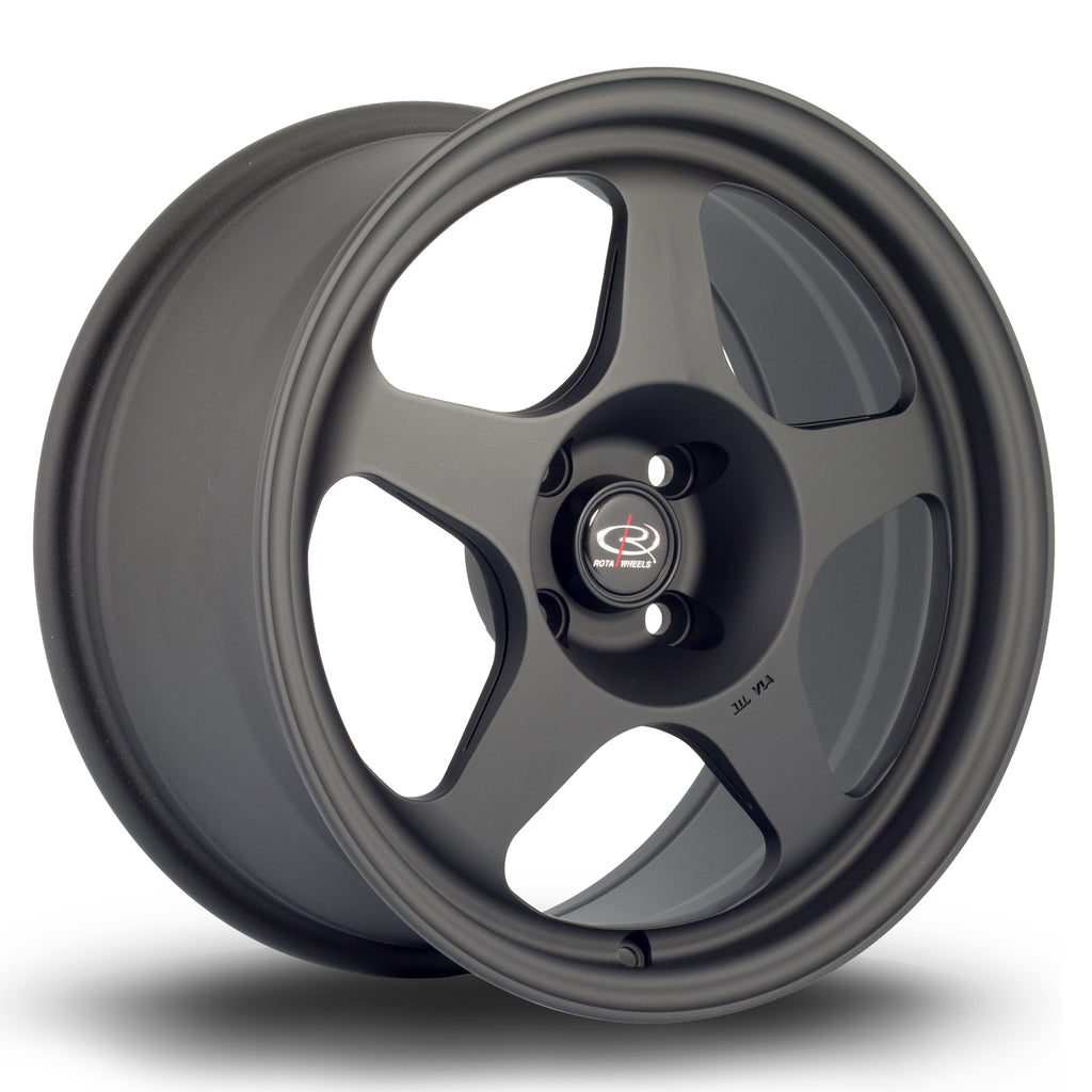 Rota Slip, 16 x 8 inch, 4x100 PCD, ET34 in Flat Black 2, Single Wheel