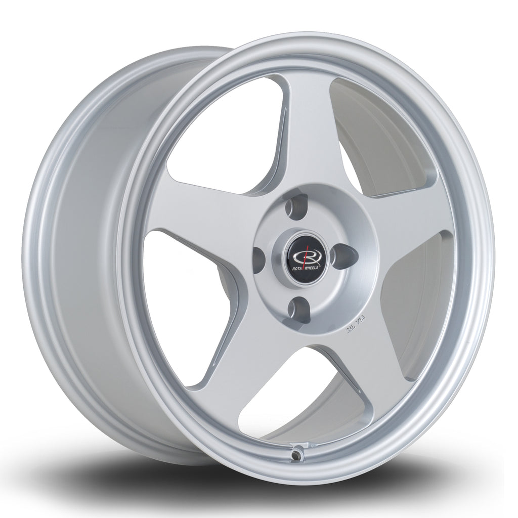 Rota Slip, 17 x 7.5 inch, 4x108 PCD, ET25 in Silver, Single Wheel