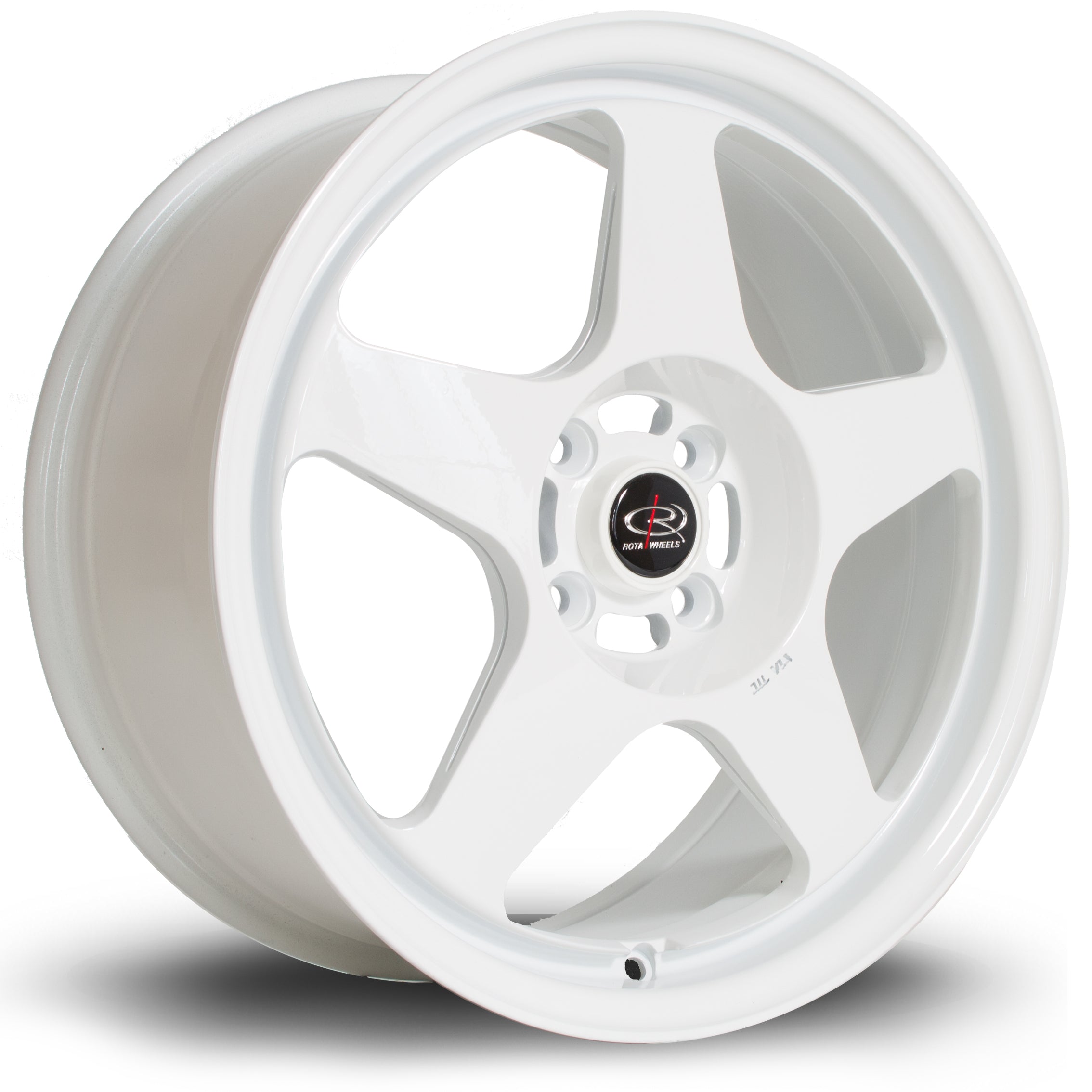 Rota Slip, 17 x 7.5 inch, 5x114 PCD, ET45 in White, Single Wheel