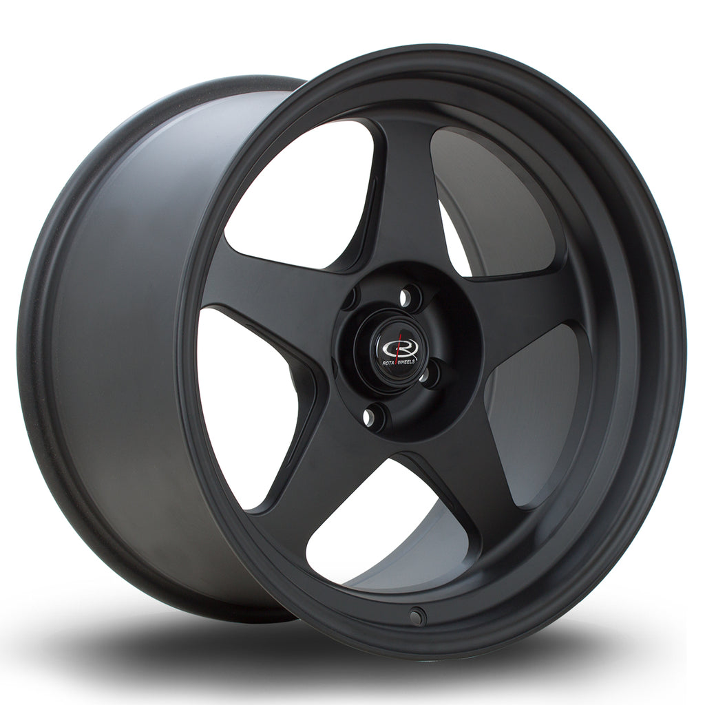 Rota Slip, 18 x 10.5 inch, 5x114 PCD, ET12 in Flat Black 2, Single Wheel
