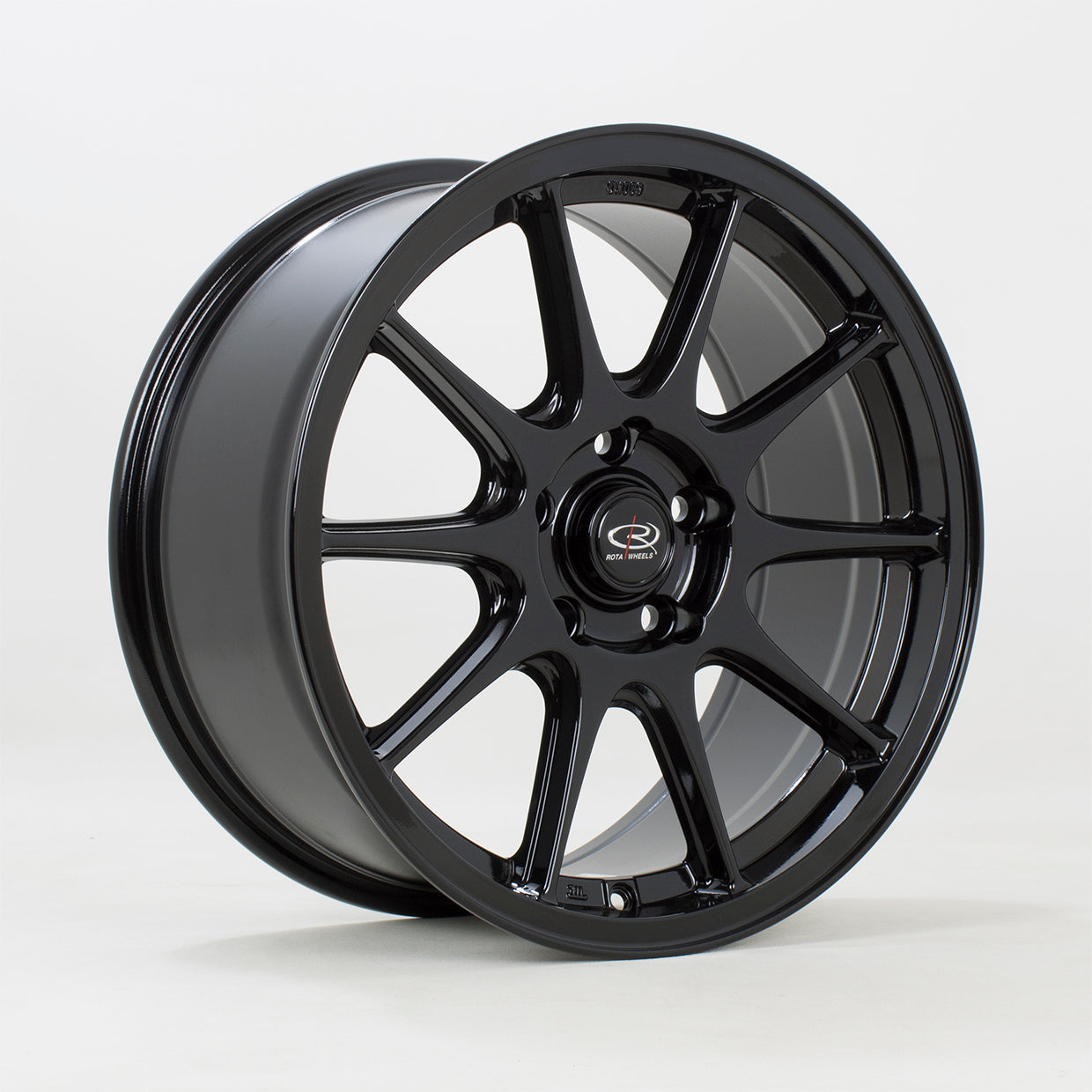 Rota Strike, 17 x 8 inch, 5x114 PCD, ET42 in Black, Single Wheel