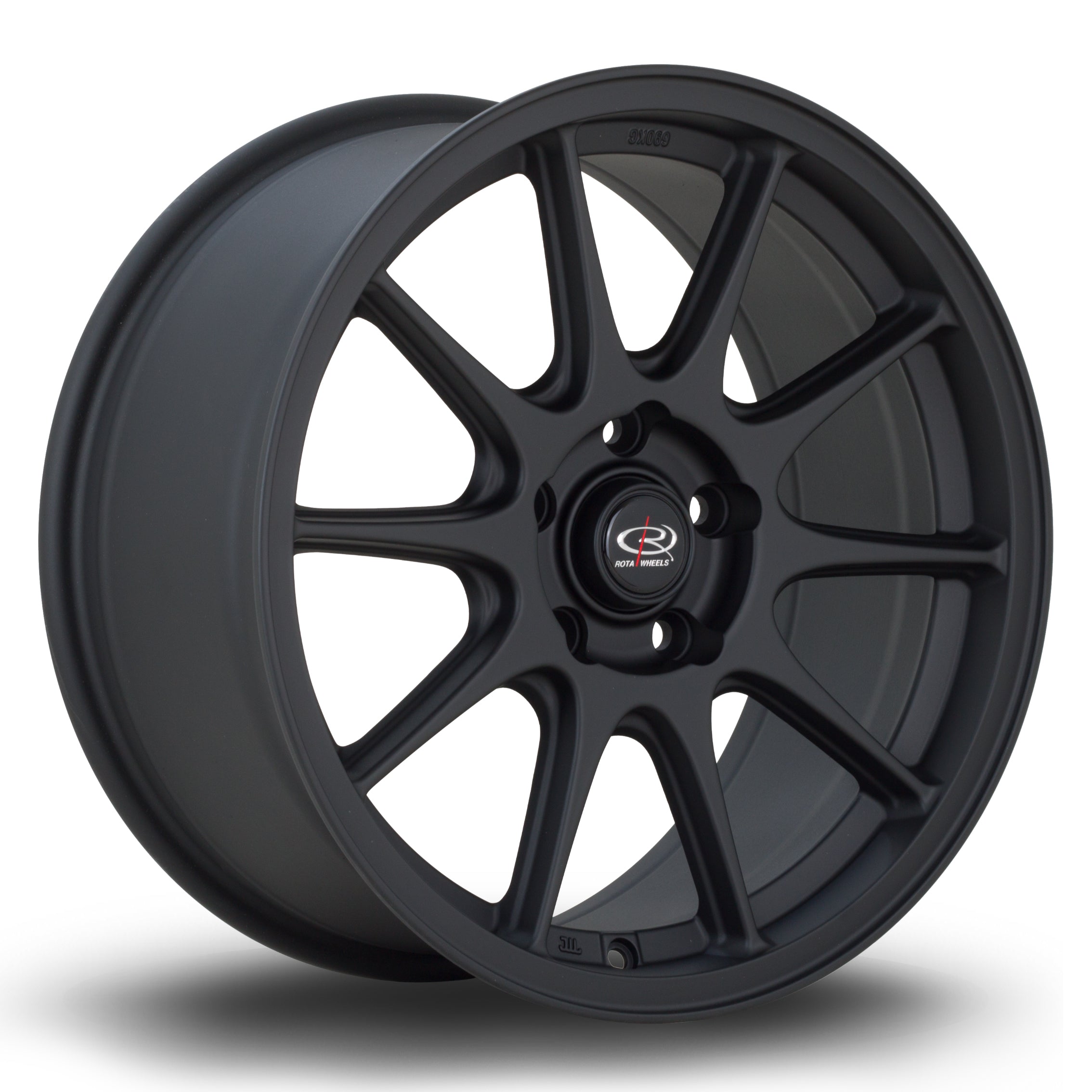Rota Strike, 17 x 8 inch, 5x114 PCD, ET42 in Flat Black 2, Single Wheel