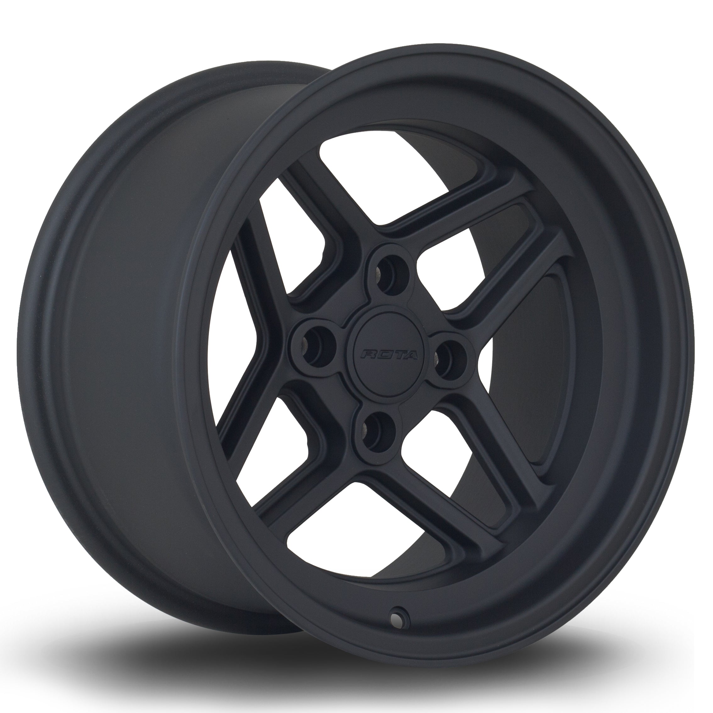 Rota TBT, 15 x 8 inch, 4x108 PCD, ET0 in Flat Black 2, Single Wheel