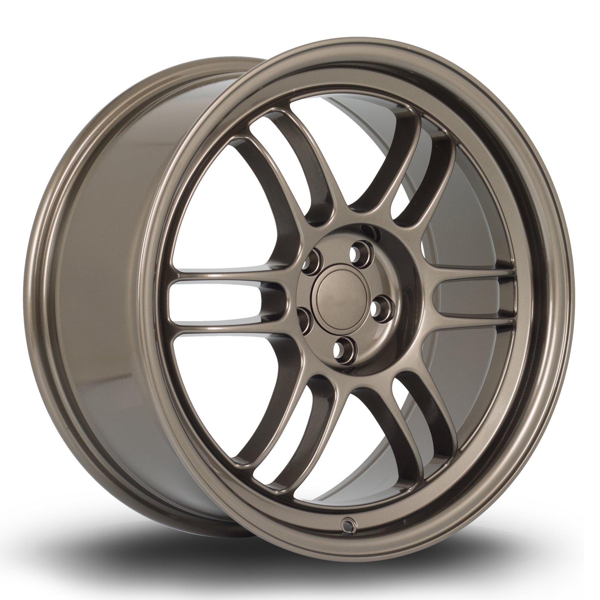 356 Wheels TFS3, 18 x 8.5 inch, 5114 PCD, et44 in Bronze Single Rim