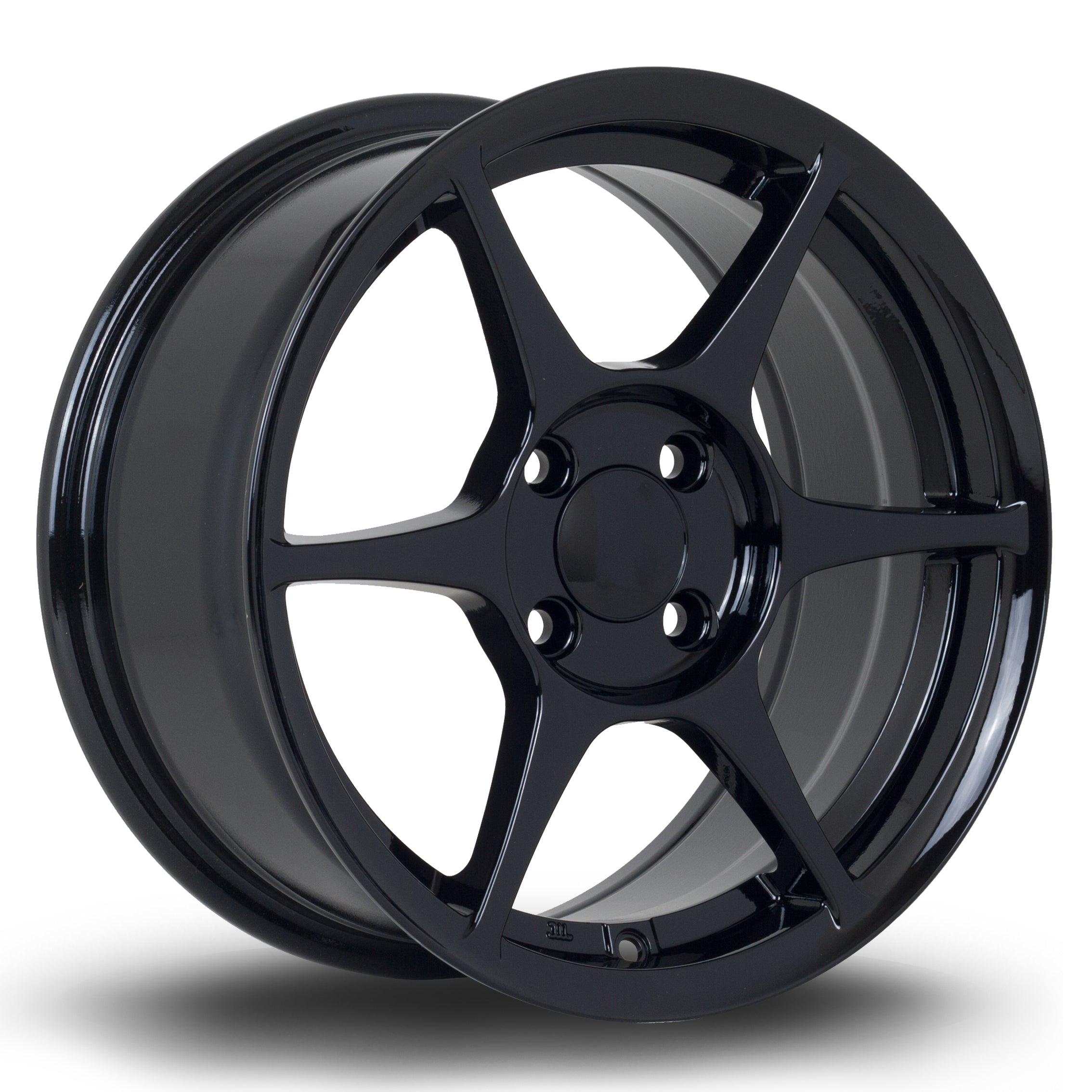 356 Wheels TFS4, 15 x 7 inch, 4x100 PCD, ET38 in Black, Single Wheel