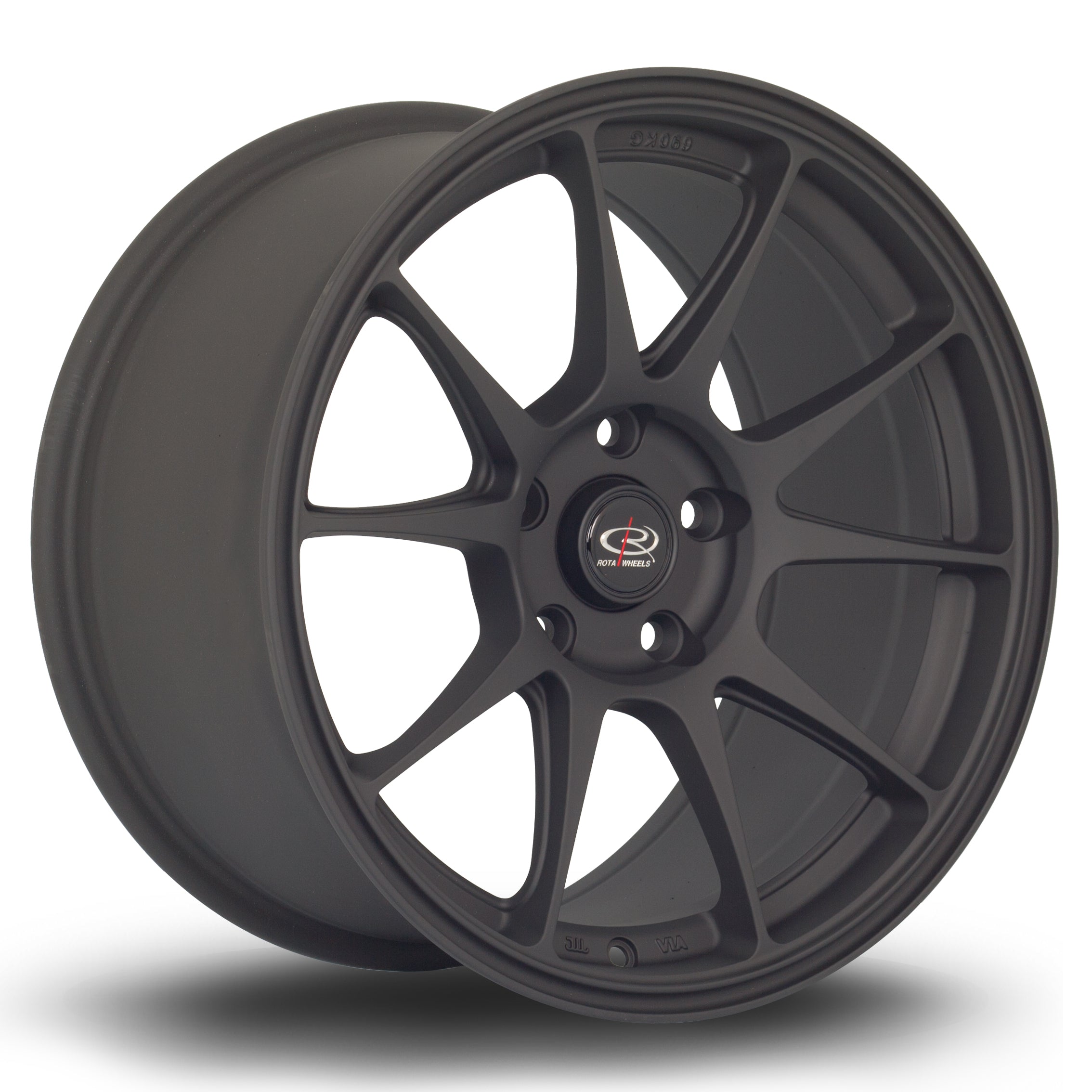 Rota Titan, 17 x 9 inch, 5x114 PCD, ET42 in Flat Black 2, Single Wheel