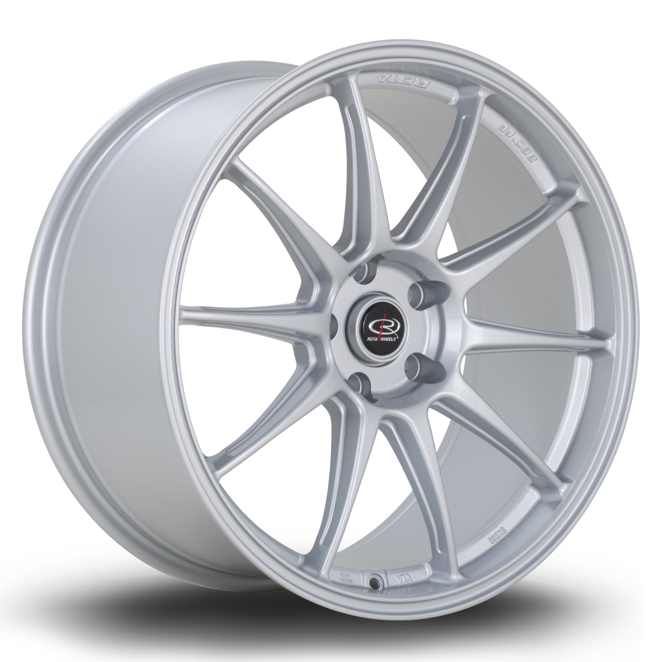 Rota Titan Plus, 19 x 9.5 inch, 5x114 PCD, ET22 in Silver, Single Wheel