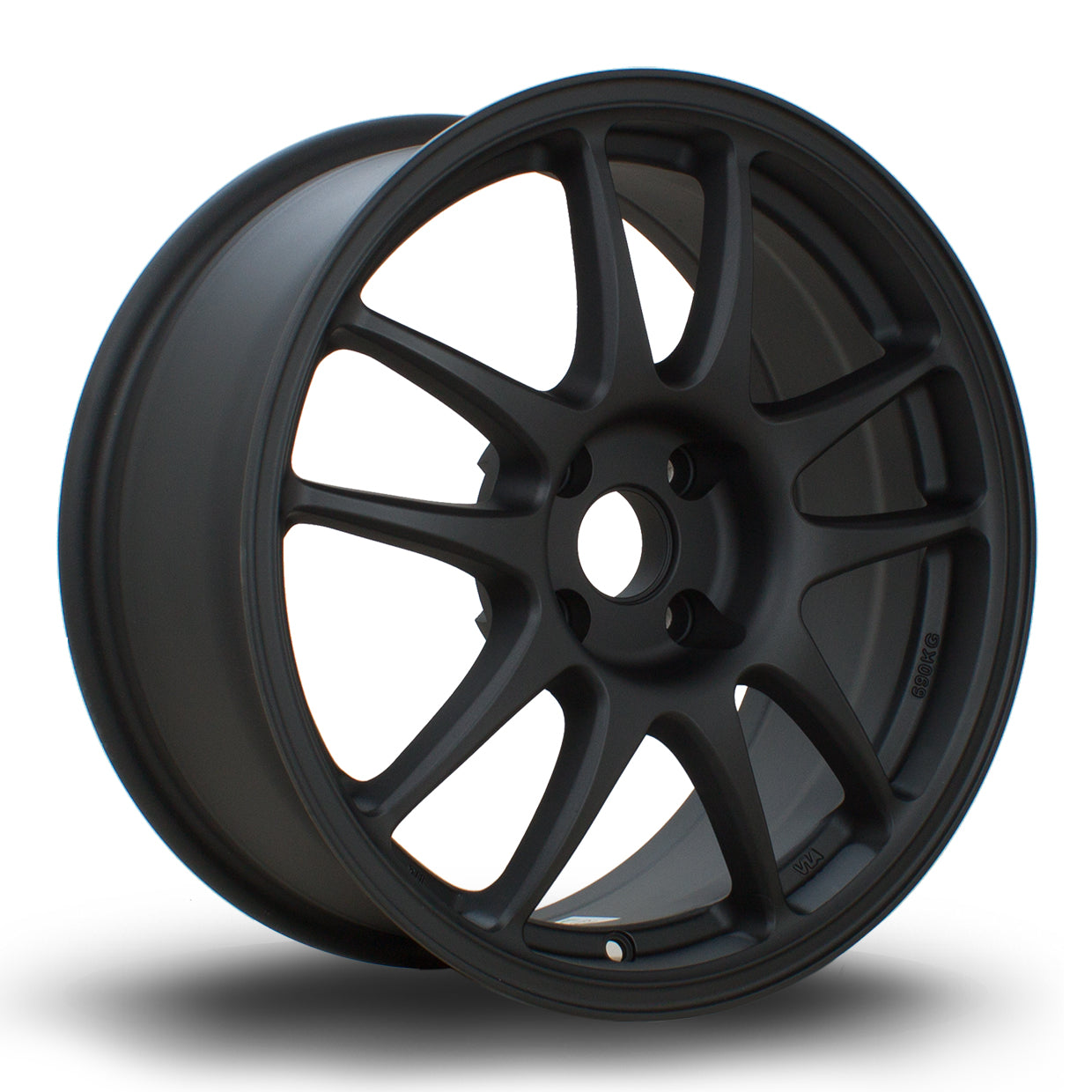 Rota Torque, 16 x 7 inch, 4x100 PCD, ET27 in Flat Black 2, Single Wheel