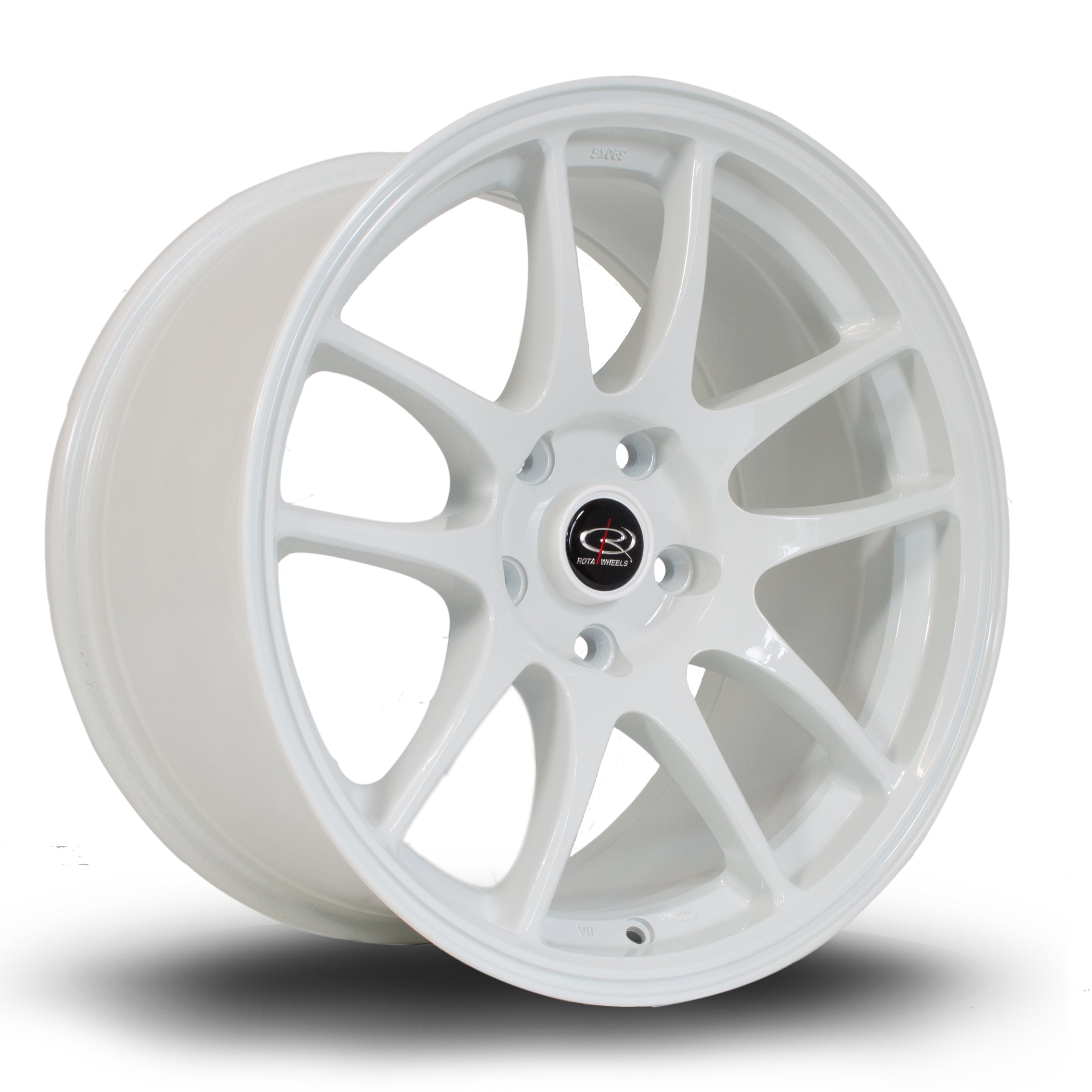 Rota Torque, 17 x 9.5 inch, 5x114 PCD, ET30 in White, Single Wheel