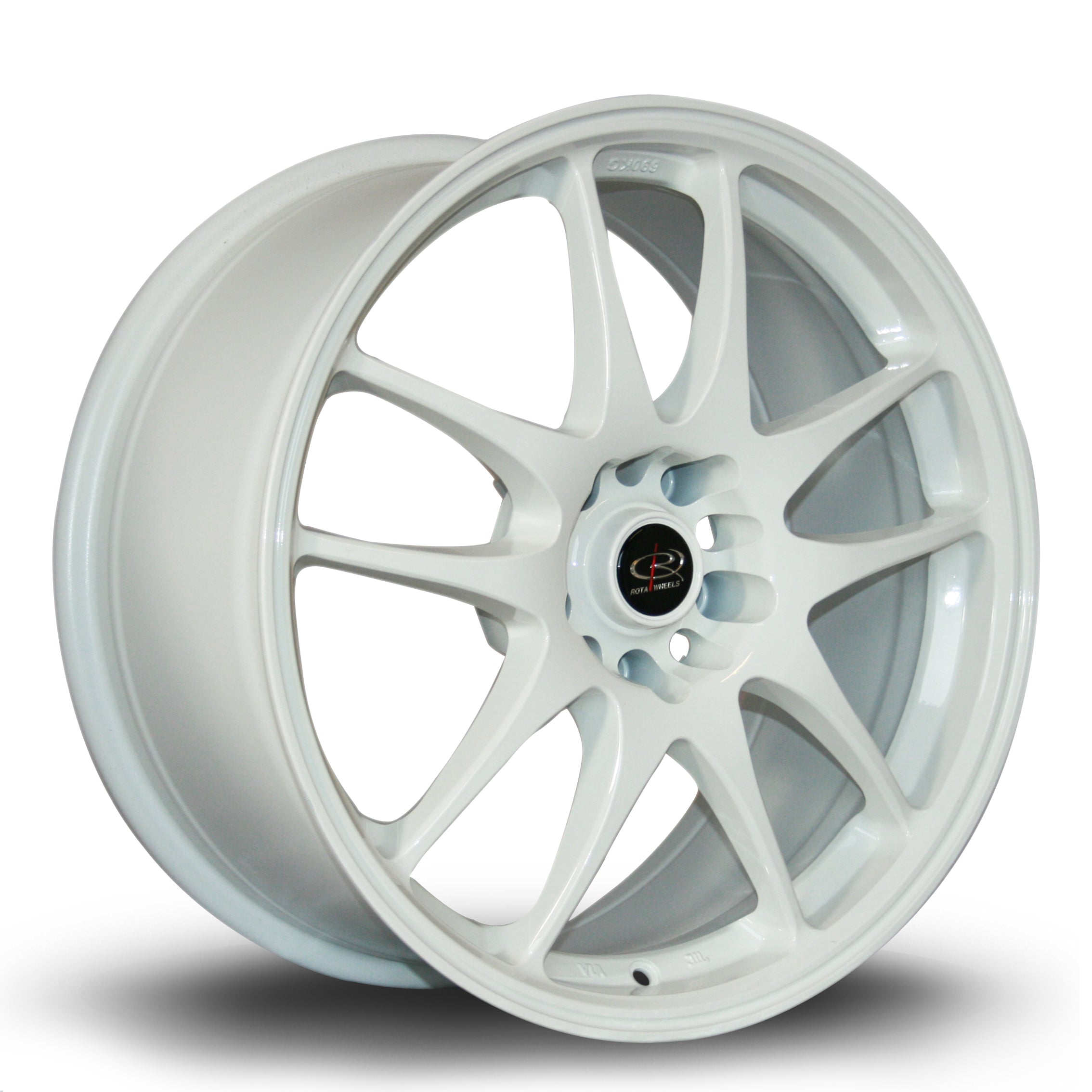 Rota Torque, 18 x 8.5 inch, 5x114 PCD, ET30 in White, Single Wheel
