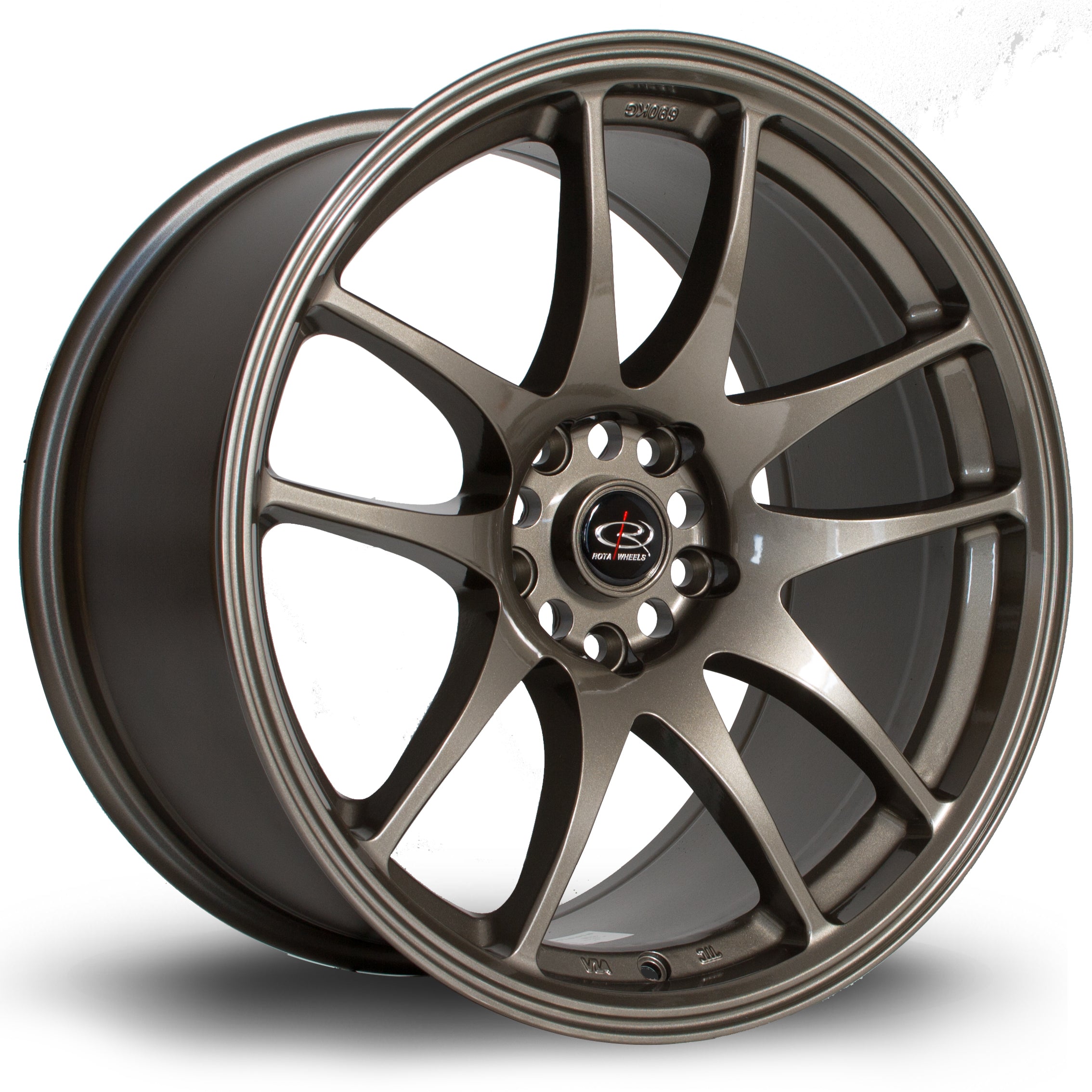 Rota Torque, 18 x 9.5 inch, 5x100 PCD, ET35 in Bronze, Single Wheel