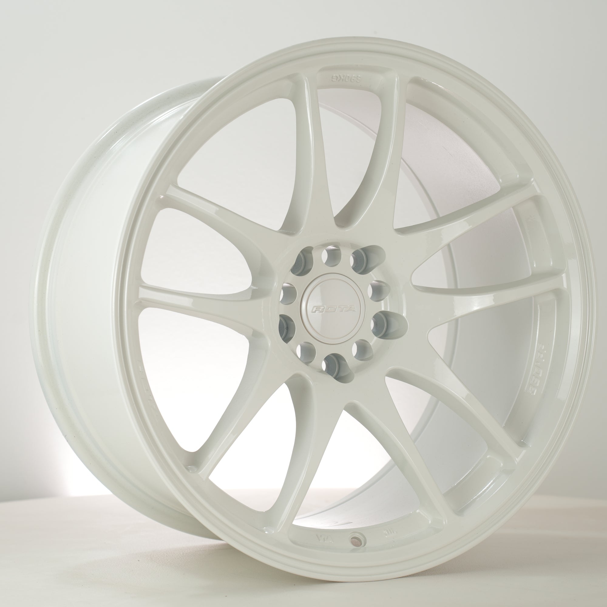 Rota Torque FF, 18 x 9.5 inch, 5x114 PCD, ET17 in White, Single Wheel