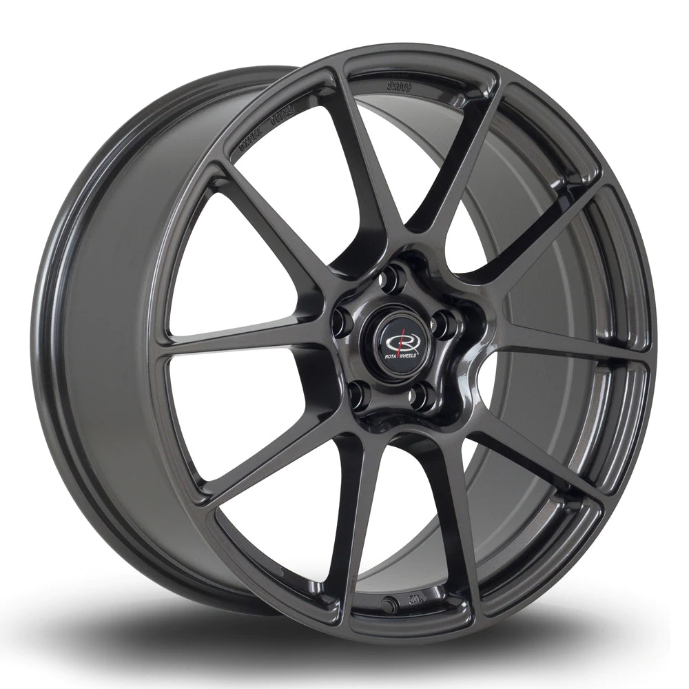 Rota AR10, 19 x 8.5 inch, 5x112 PCD, ET45 in Gunmetal, Single Rim