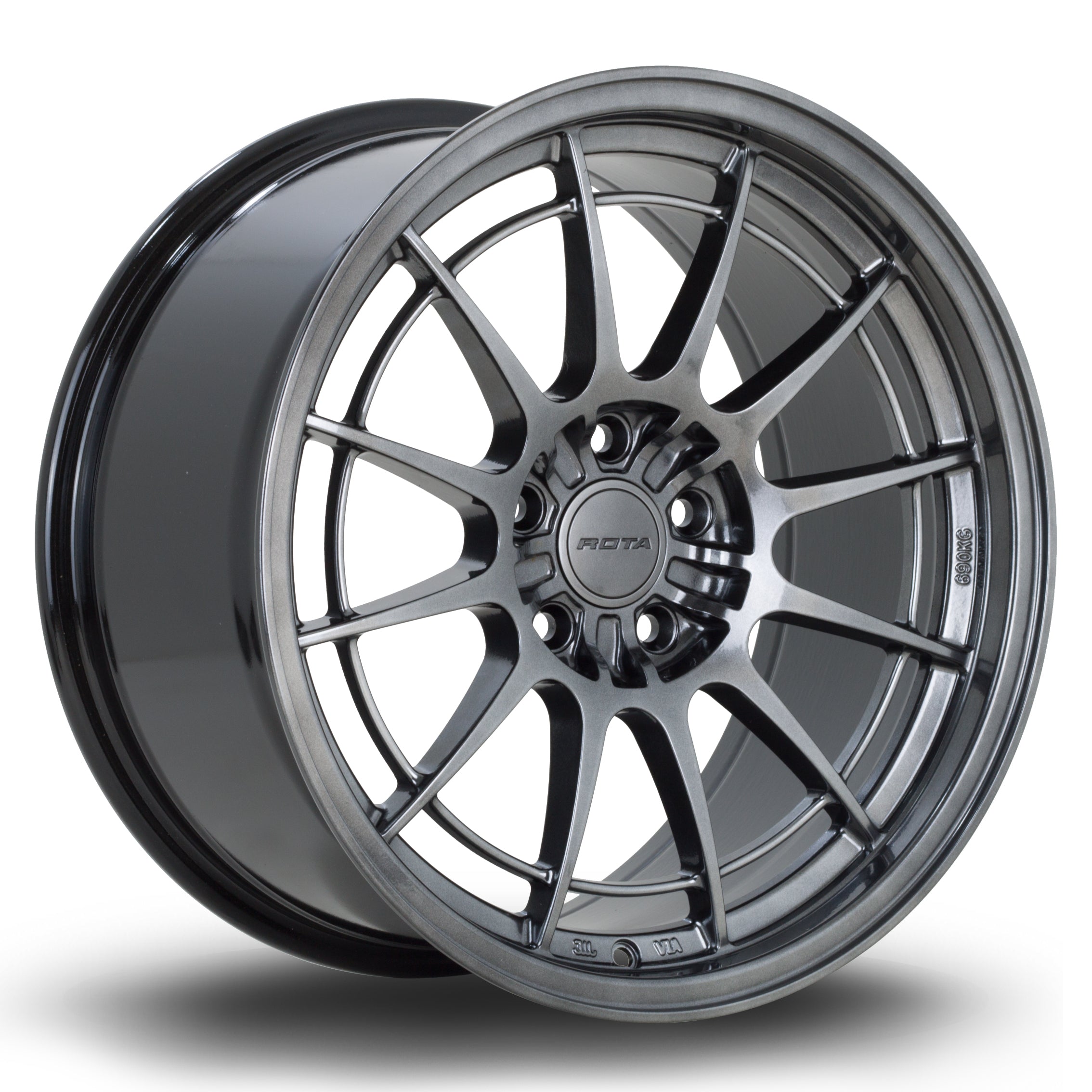 Rota GKR, 18 x 9.5 inch, 5x112 PCD, ET40 Hyper Black