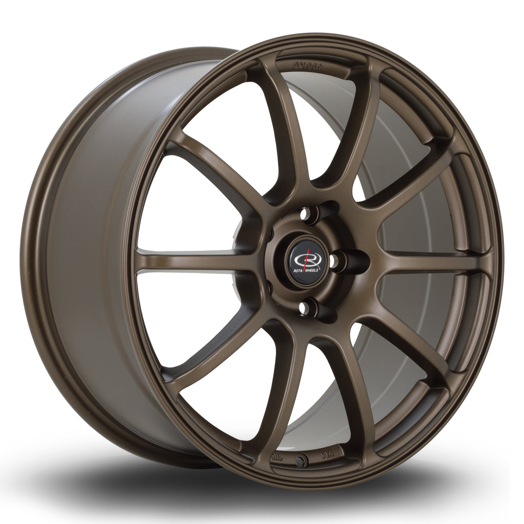 Rota Force, 18 x 8.5 inch, 5x120 PCD, ET45 Matt Bronze 3 - Rotashop