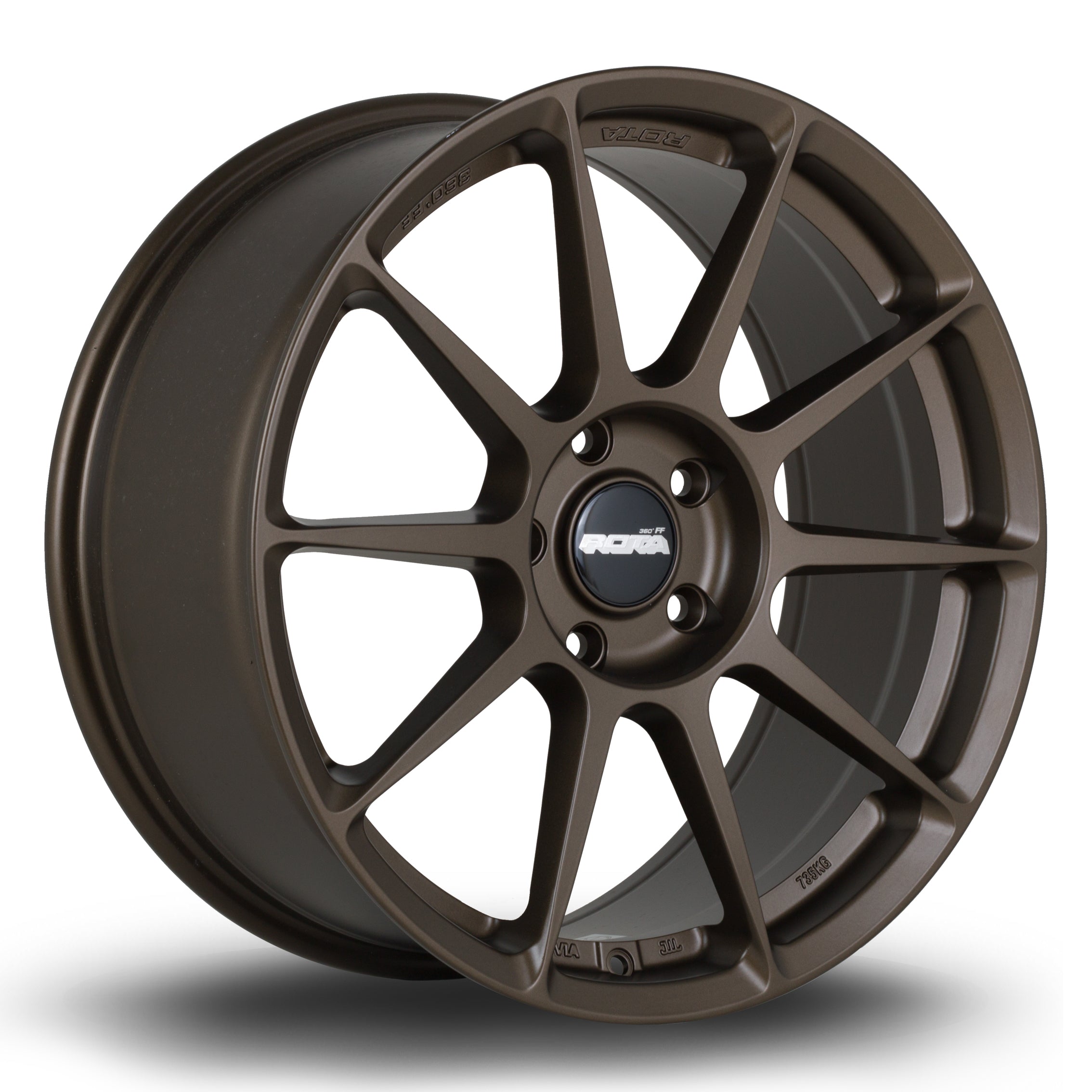 Rota FF03, 19 x 8.5 inch, 5120 PCD, ET45 Matt Bronze 3