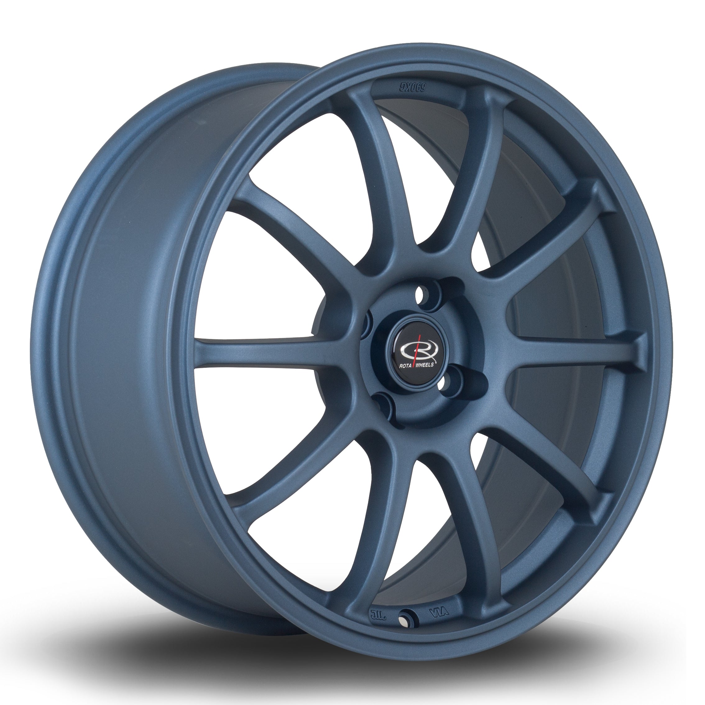 Rota Force, 17 x 7.5 inch,4X100 PCD,ET45, SLATE BLUE - Rotashop