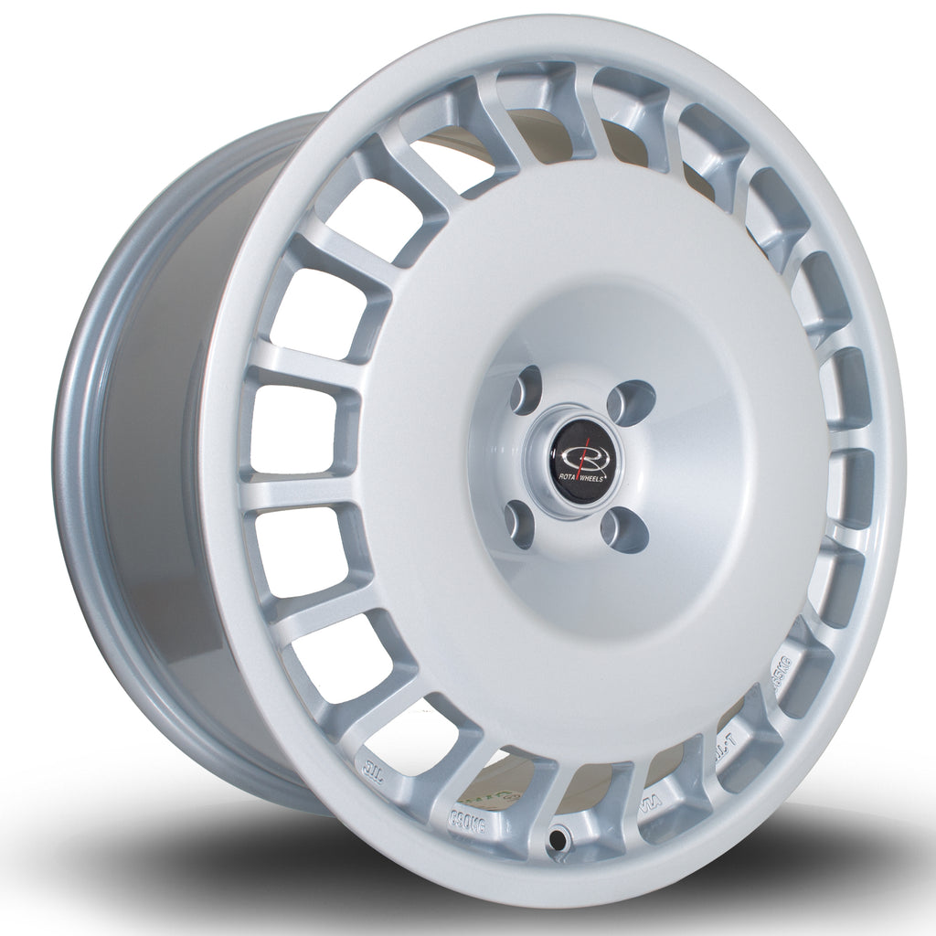Rota D154,  18 x 8.5 inch, 5120 PCD,ET30 in Silver Single Rim