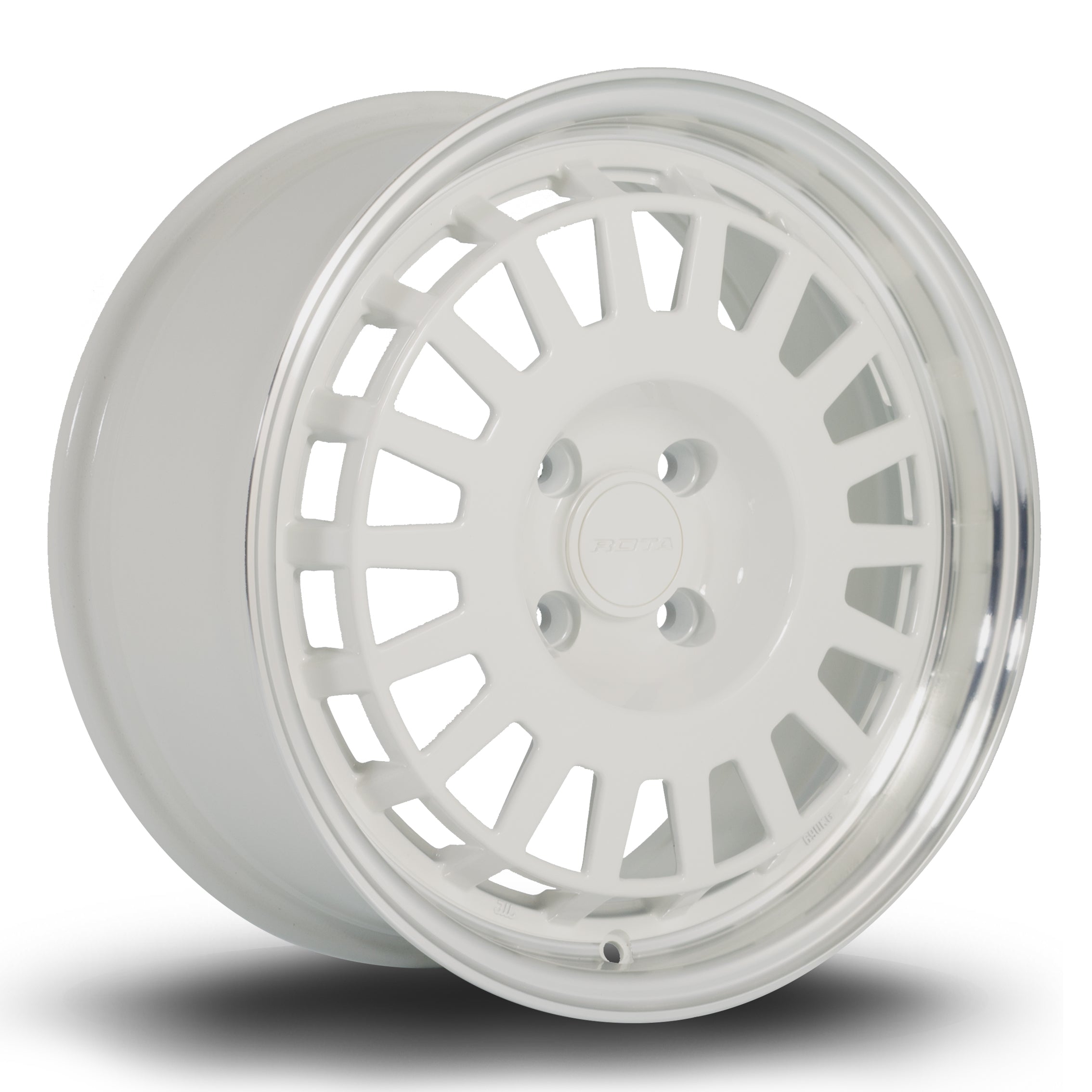 Rota EG6, 16 x 7 inch, 4100 PCD, ET35 White with Polished Lip - Rotashop