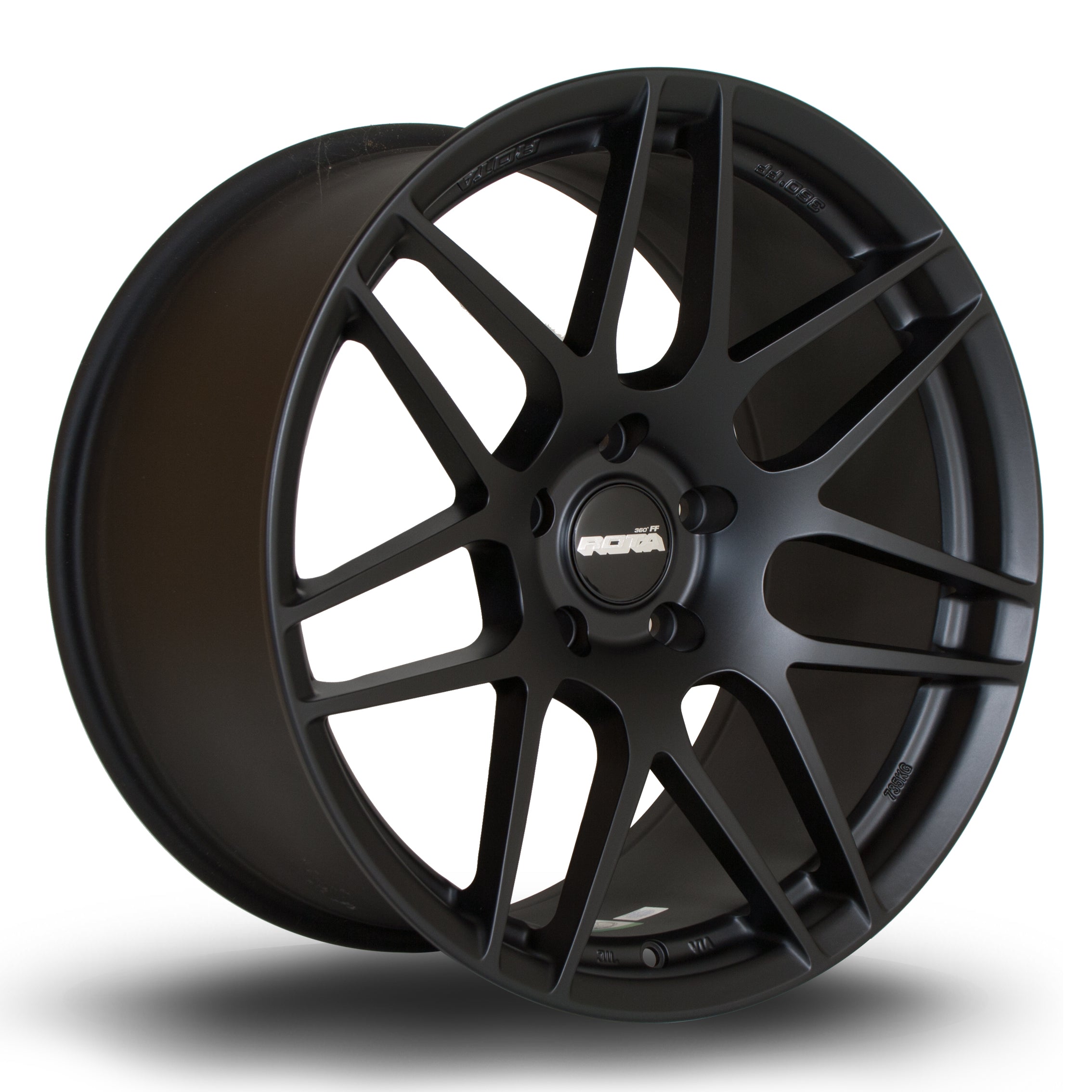 Rota FF02, 19 x 10 inch, 5120 PCD, ET43 Flat Black - Rotashop