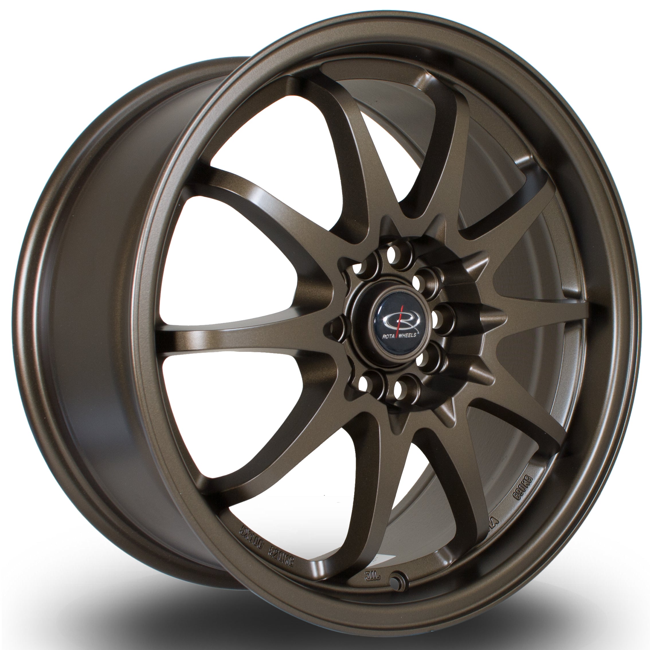 Rota Fight, 17 x 8 inch, 5100~5114 PCD, ET48 Matt Bronze Variant 3 - Rotashop