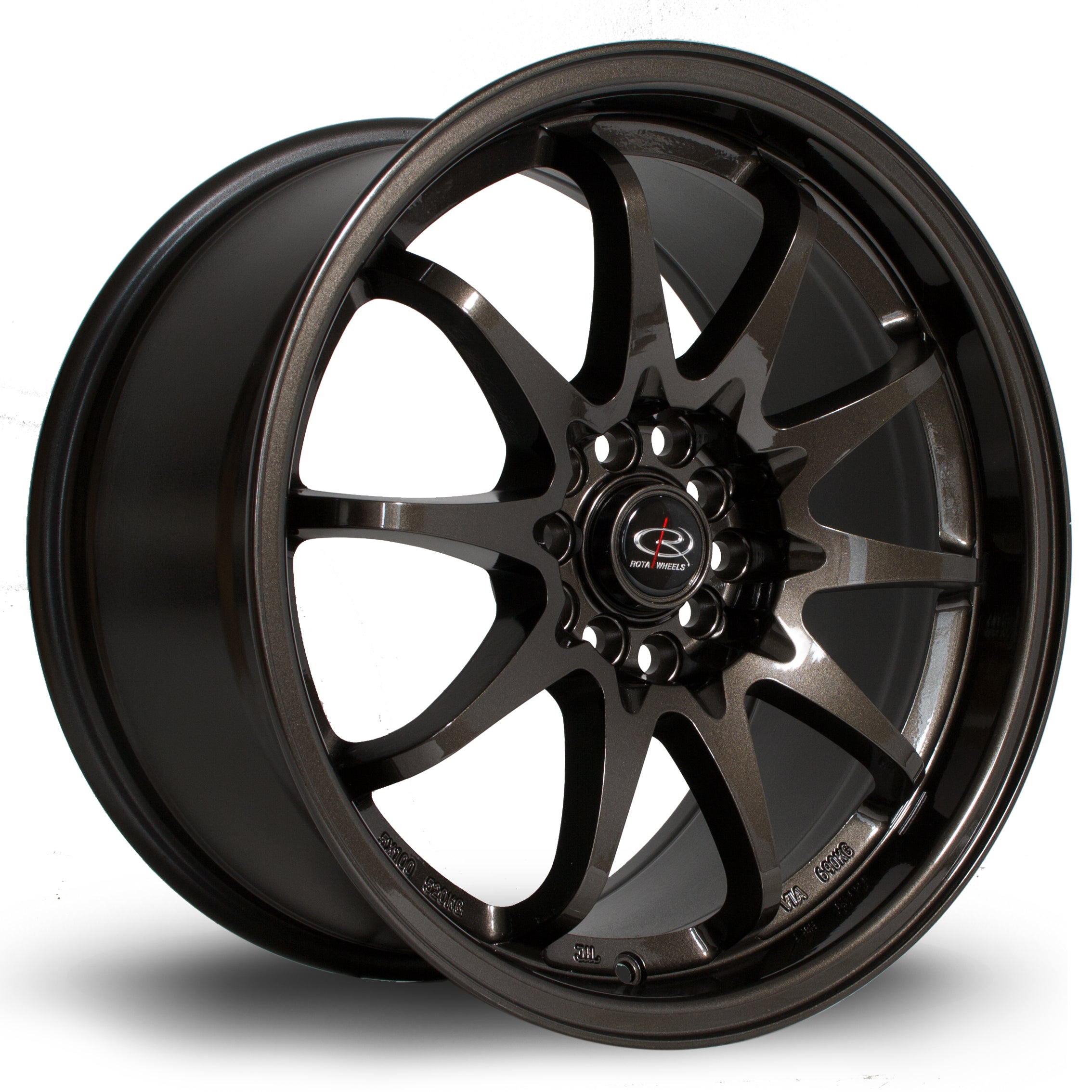 Rota Fight, 17 x 9 inch, 5100~5114 PCD, ET50 Gunmetal - Rotashop