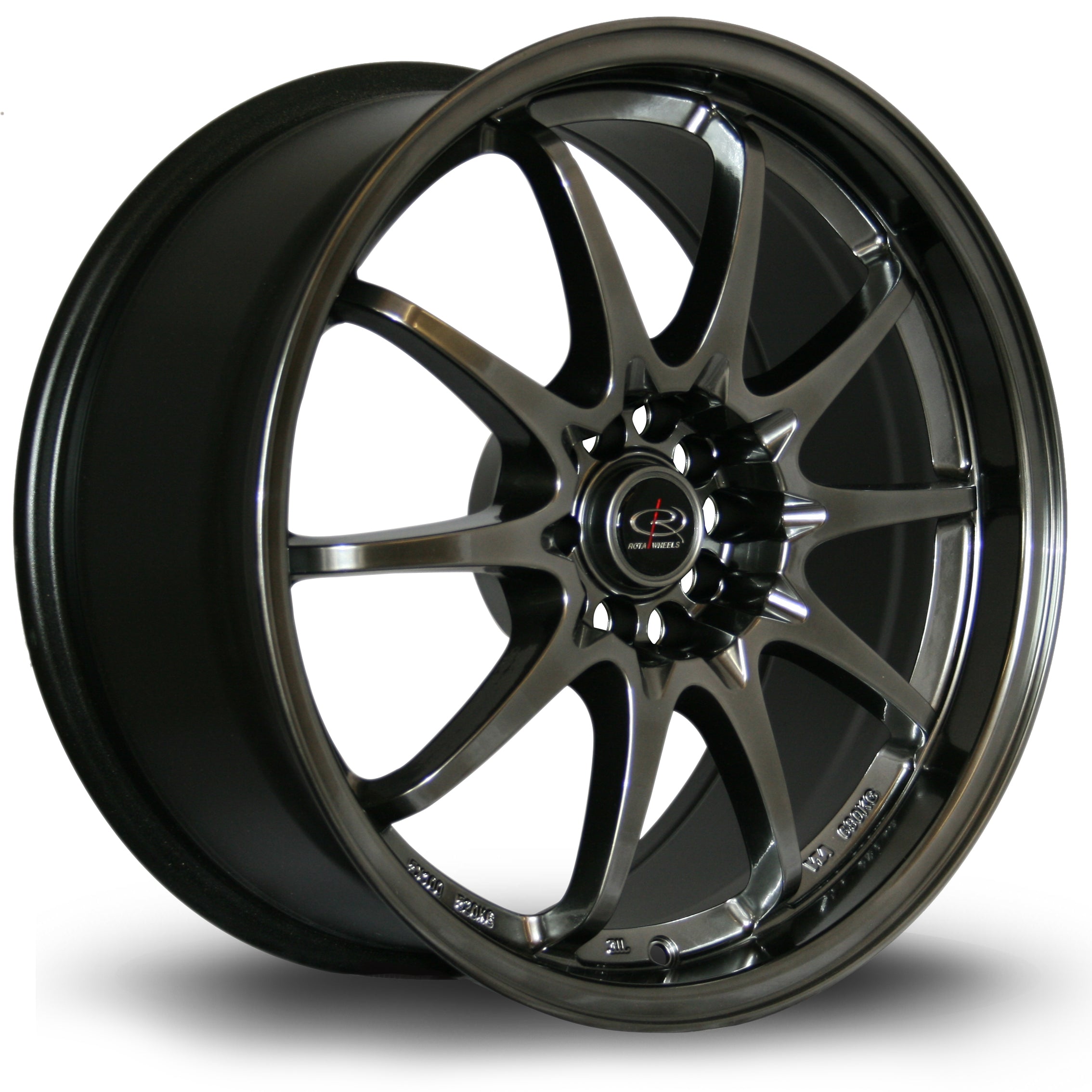 Rota Fight, 18 x 8.5 inch, 5100~5114 PCD, ET30 Hyper Black - Rotashop