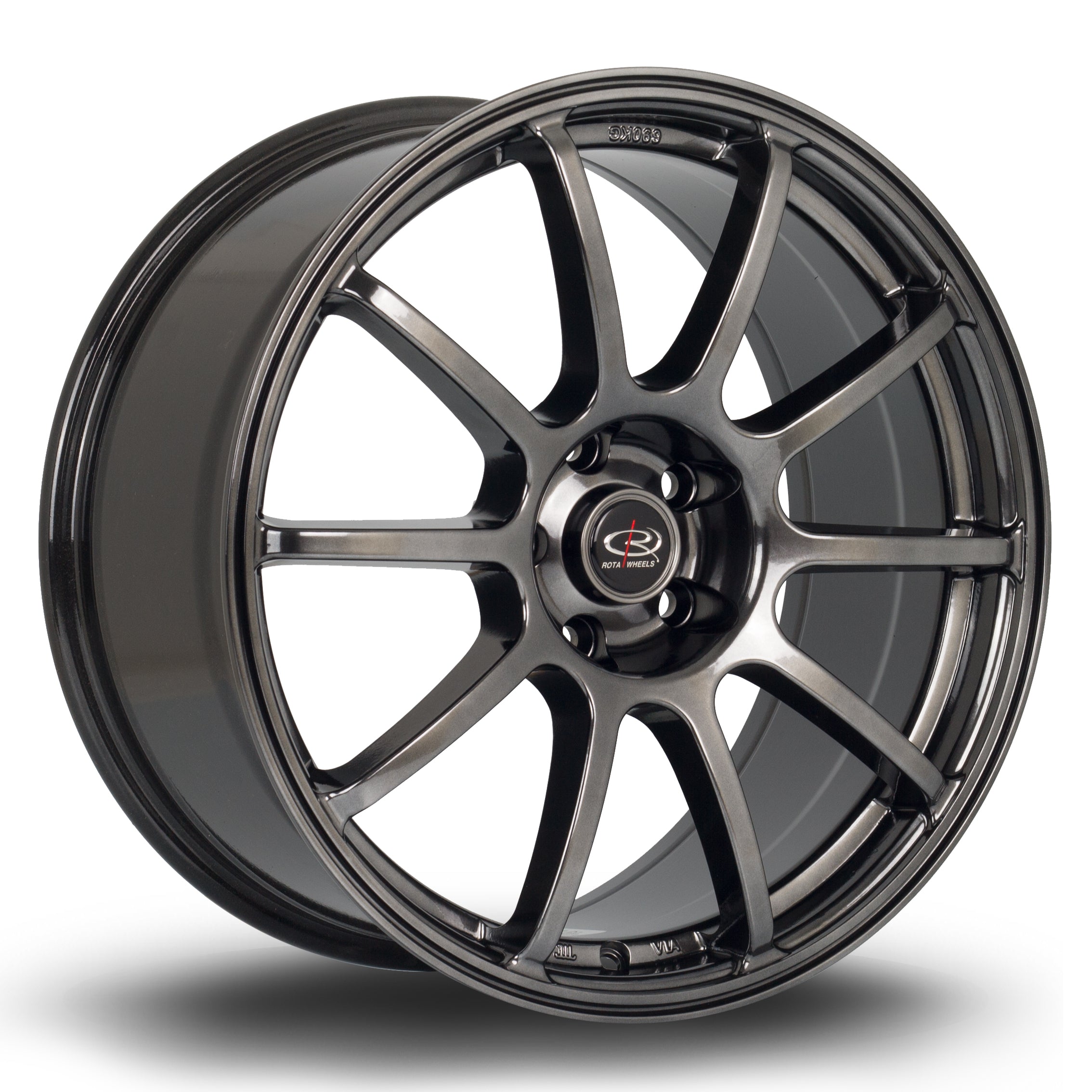 Rota Force, 18 x 8.5 inch, 5x108 PCD, ET42 Hyper Black - Rotashop