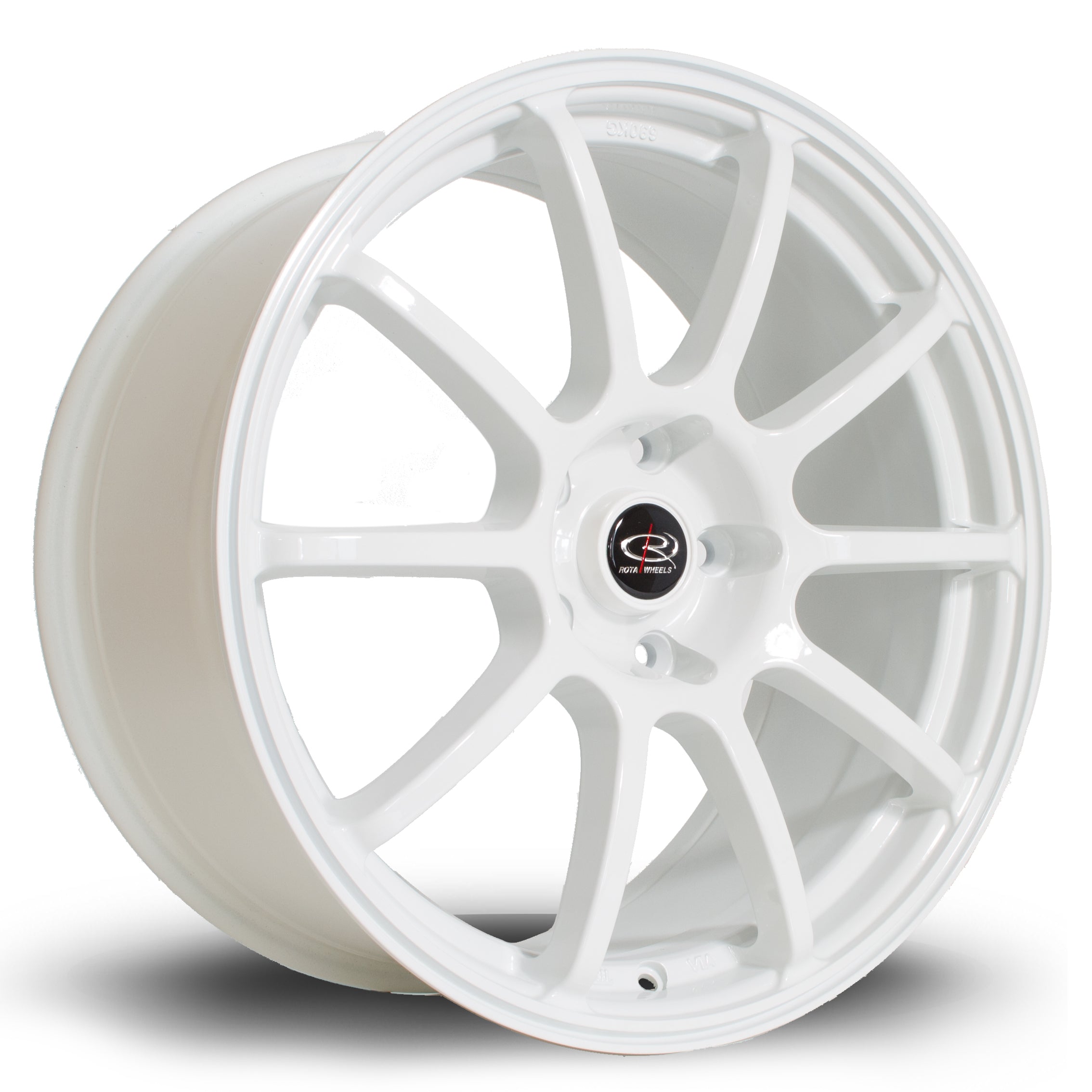 Rota Force,  18 x 8.5 inch, 5112 PCD,ET45 in White Single Rim