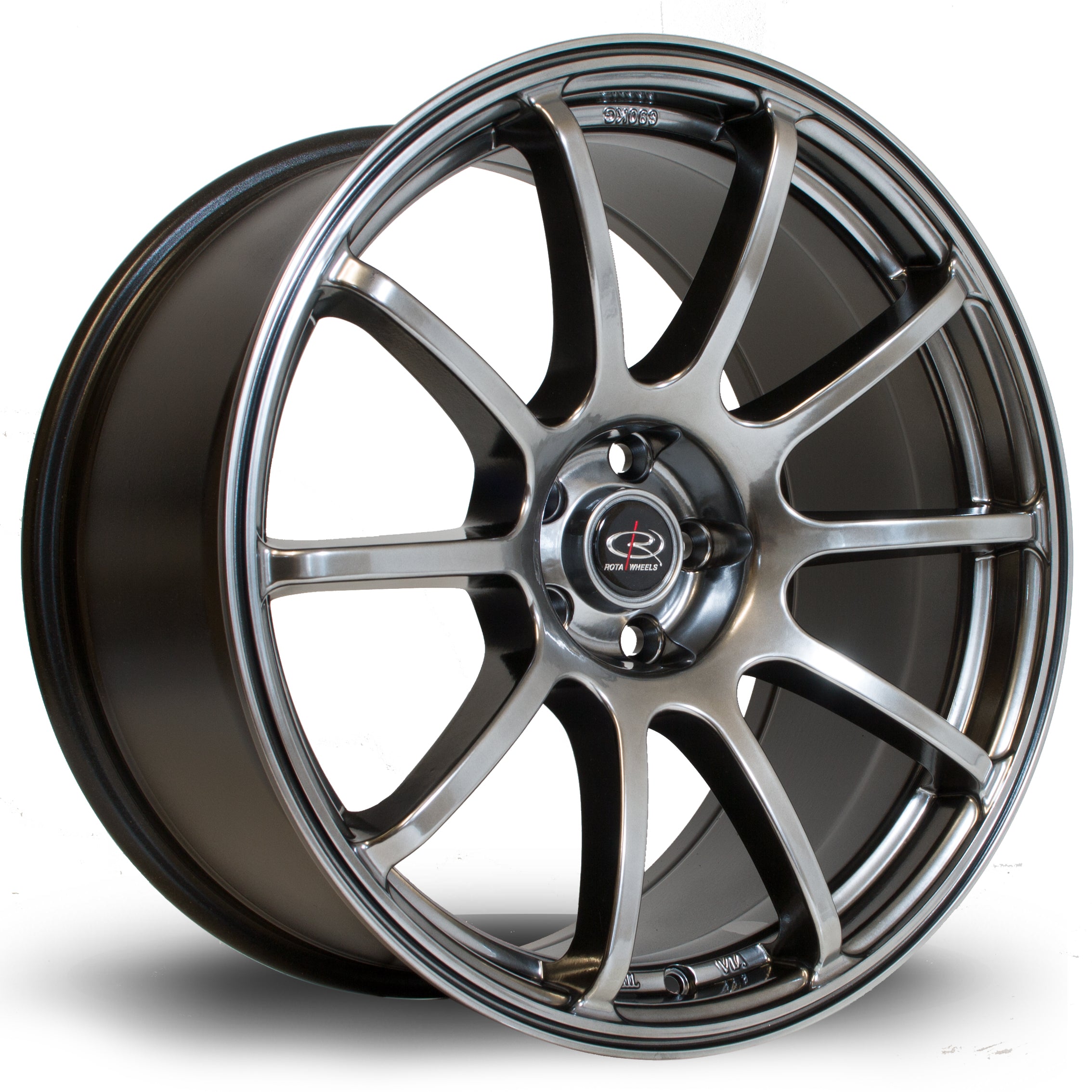 Rota Force, 18 x 9 inch, 5100 PCD, ET35 Hyper Black - Rotashop