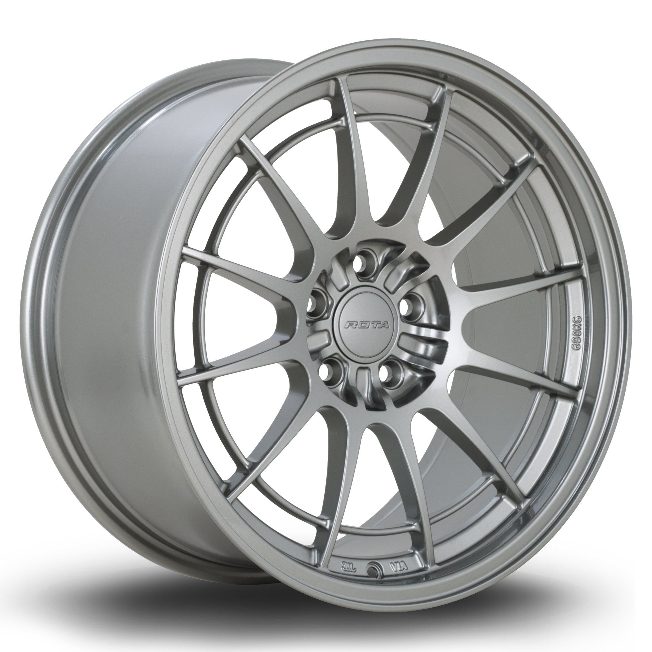 Rota GKR,  18 x 9.5 inch, 5100 PCD,ET38 in Steelgrey Single Rim