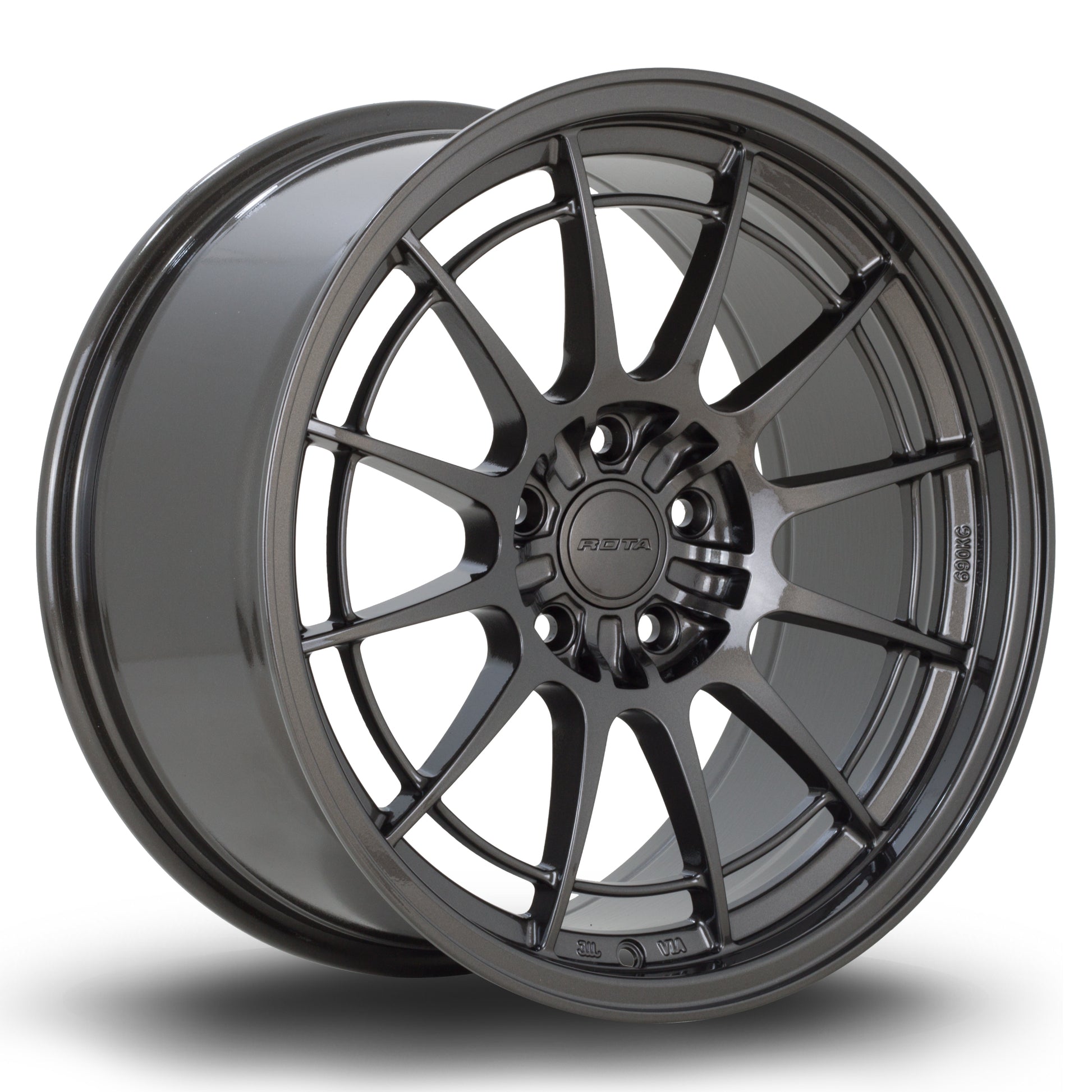 Rota GKR,  18 x 9 inch, 5112 PCD,ET40 in Gunmetal Single Rim