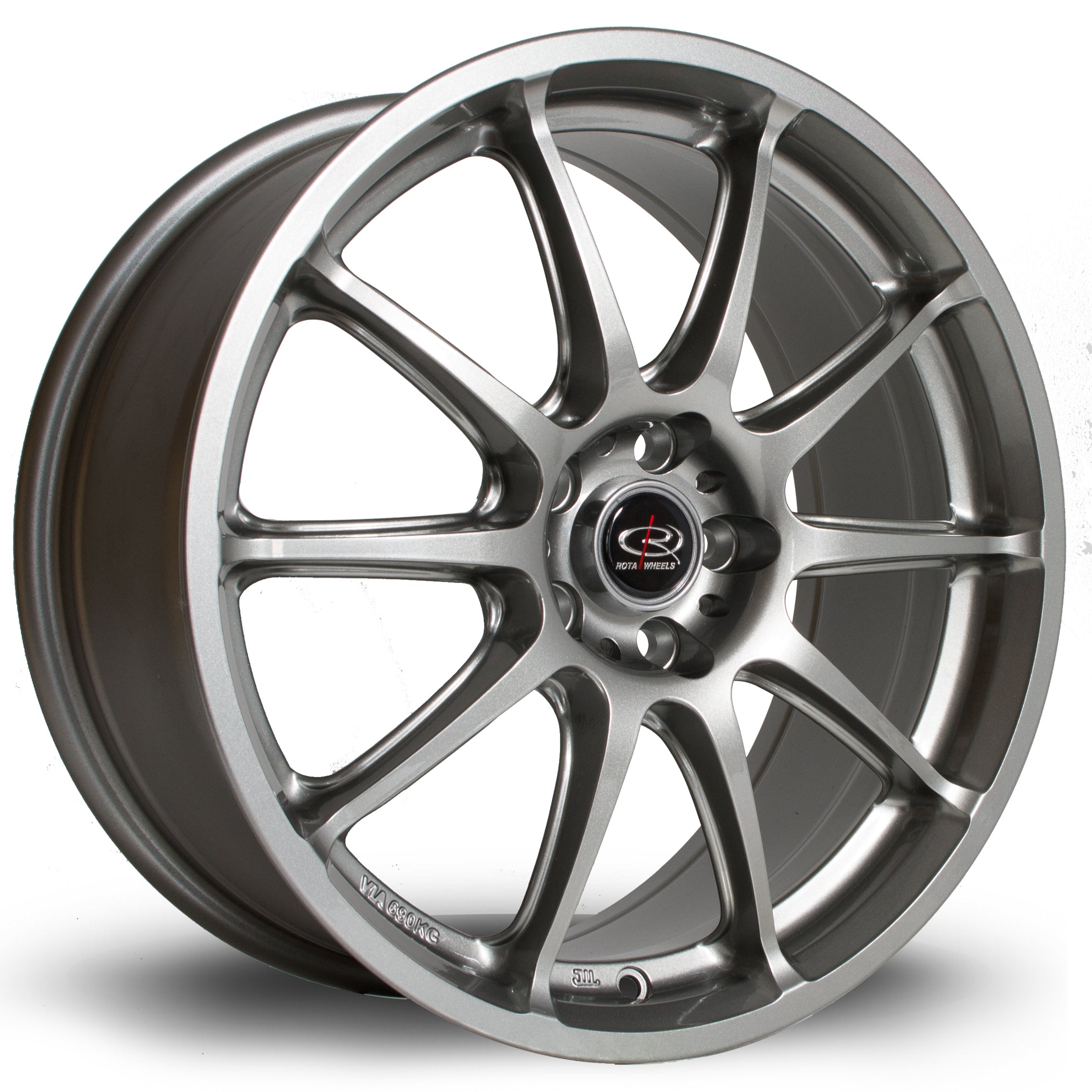 Rota Gra, 17 x 7.5 inch, 5100 PCD, ET48 Steelgrey - Rotashop