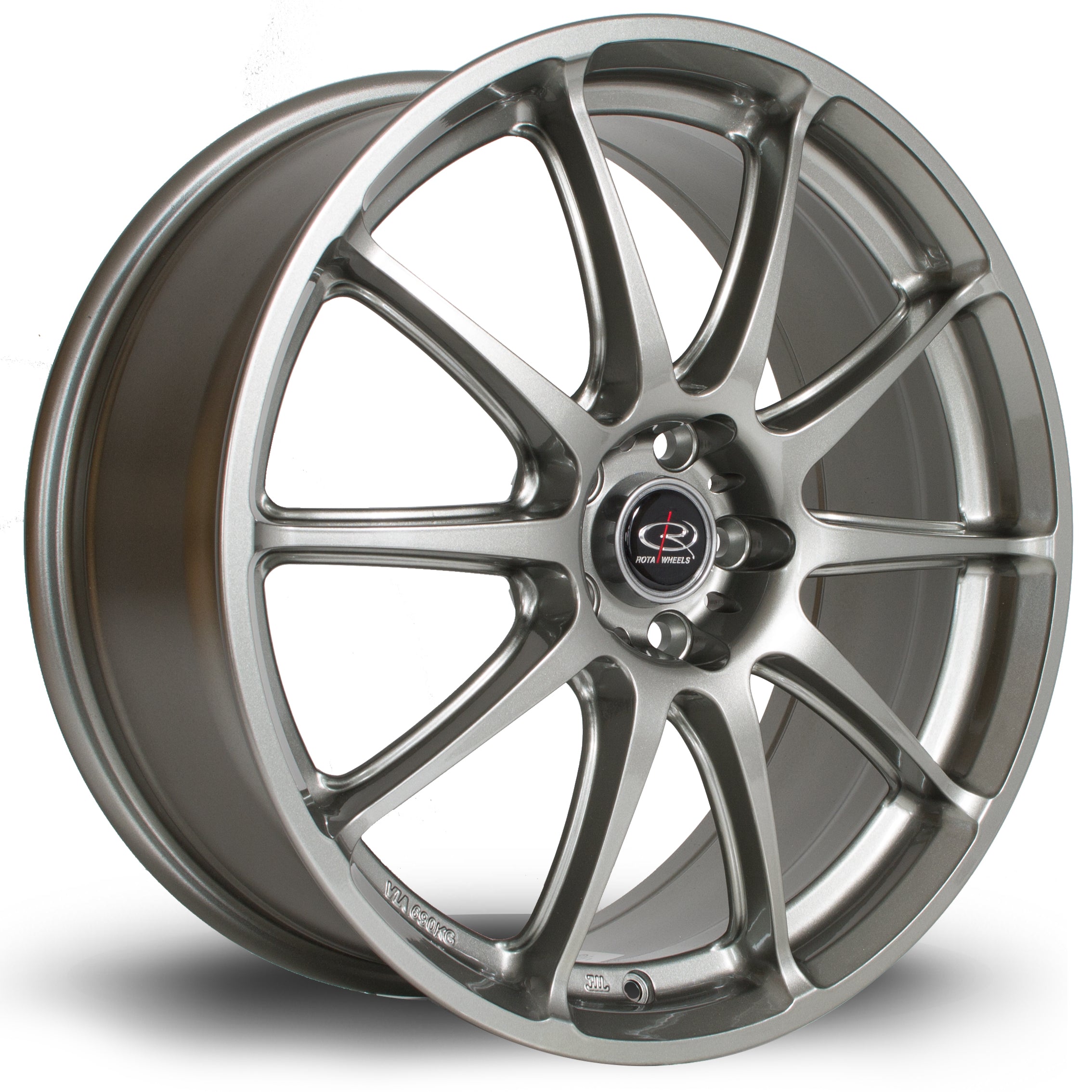 Rota Gra, 18 x 7.5 inch, 5100 PCD, ET48 Steelgrey - Rotashop