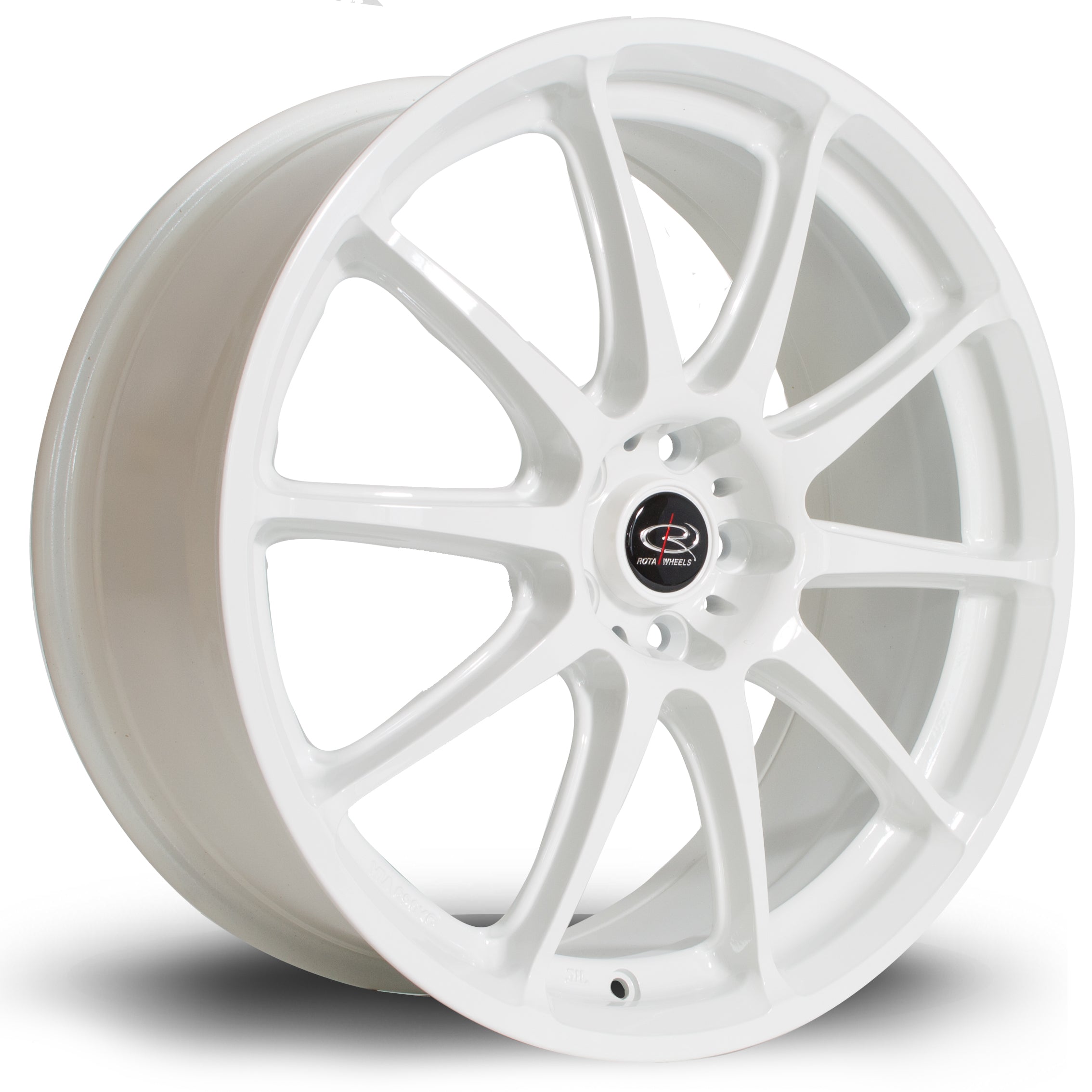 Rota Gra, 18 x 7.5 inch, 5100 PCD, ET48 White - Rotashop