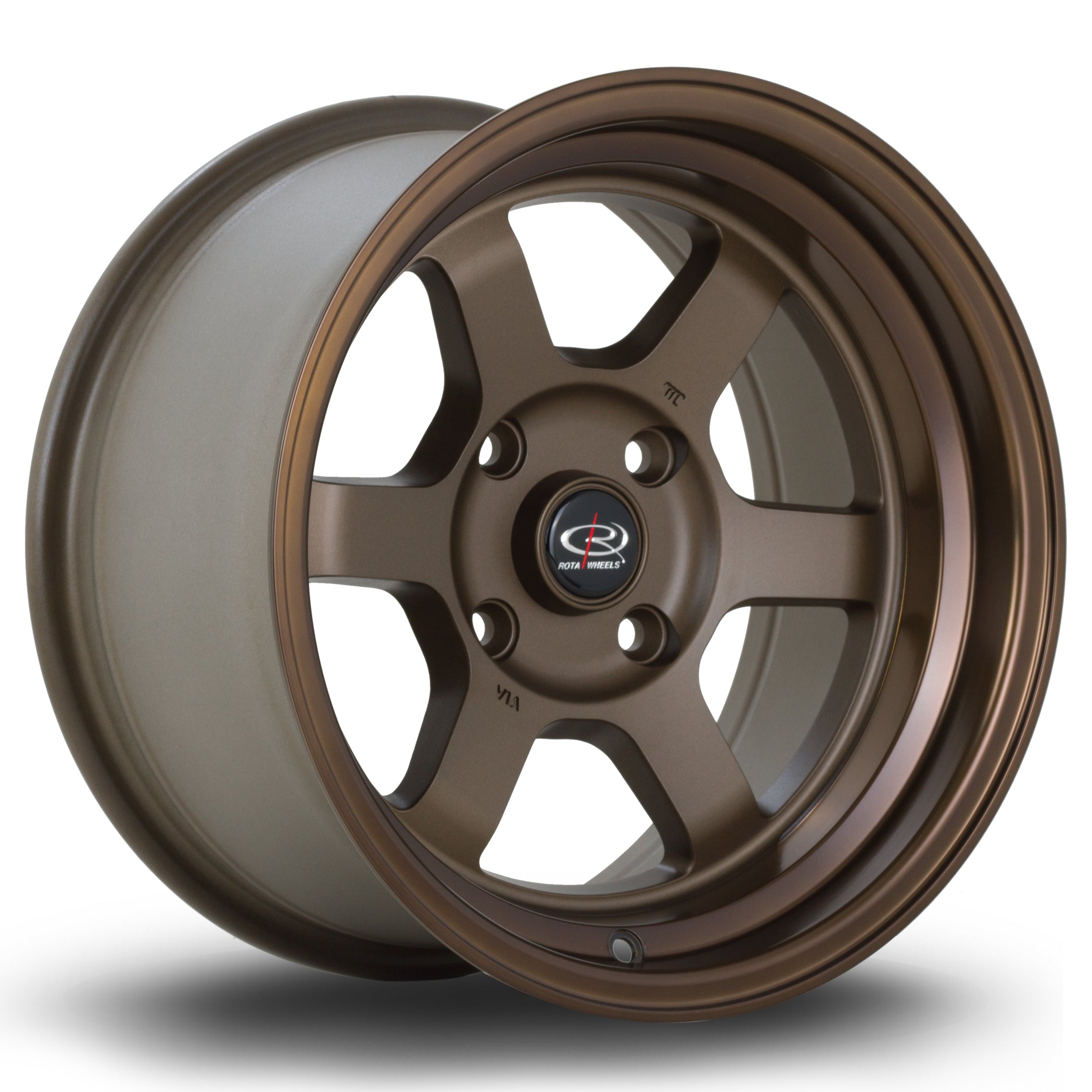 Rota Grid-V,  15 x 8 inch, 4100 PCD,ET0 in SPBronze Single Rim