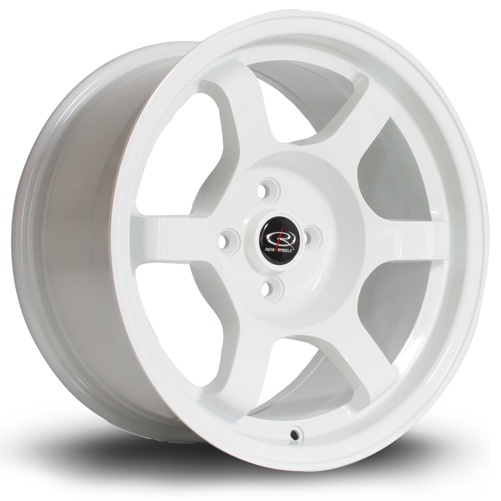 Rota Grid,  16 x 8 inch, 5100 PCD,ET20 in White Single Rim