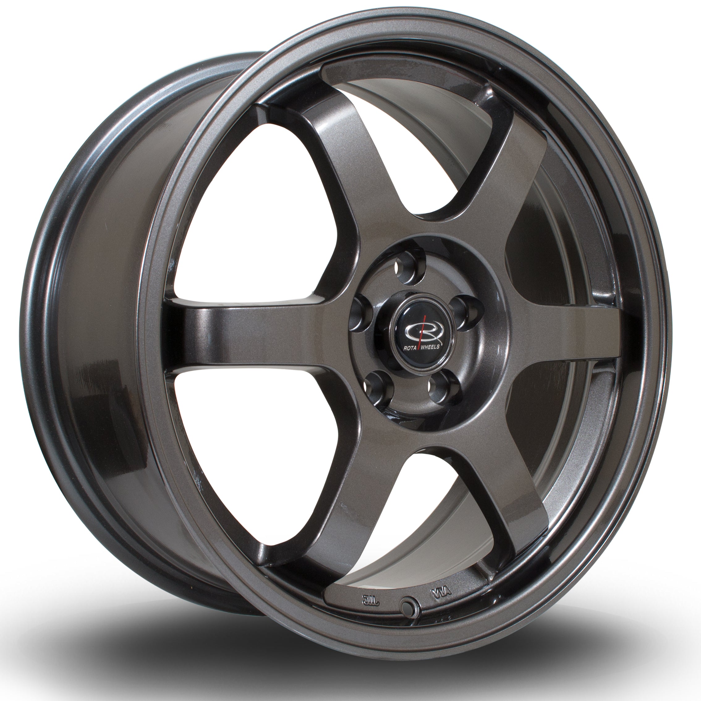 Rota Grid, 17 x 7.5 inch, 5100 PCD, ET45 Gunmetal - Rotashop