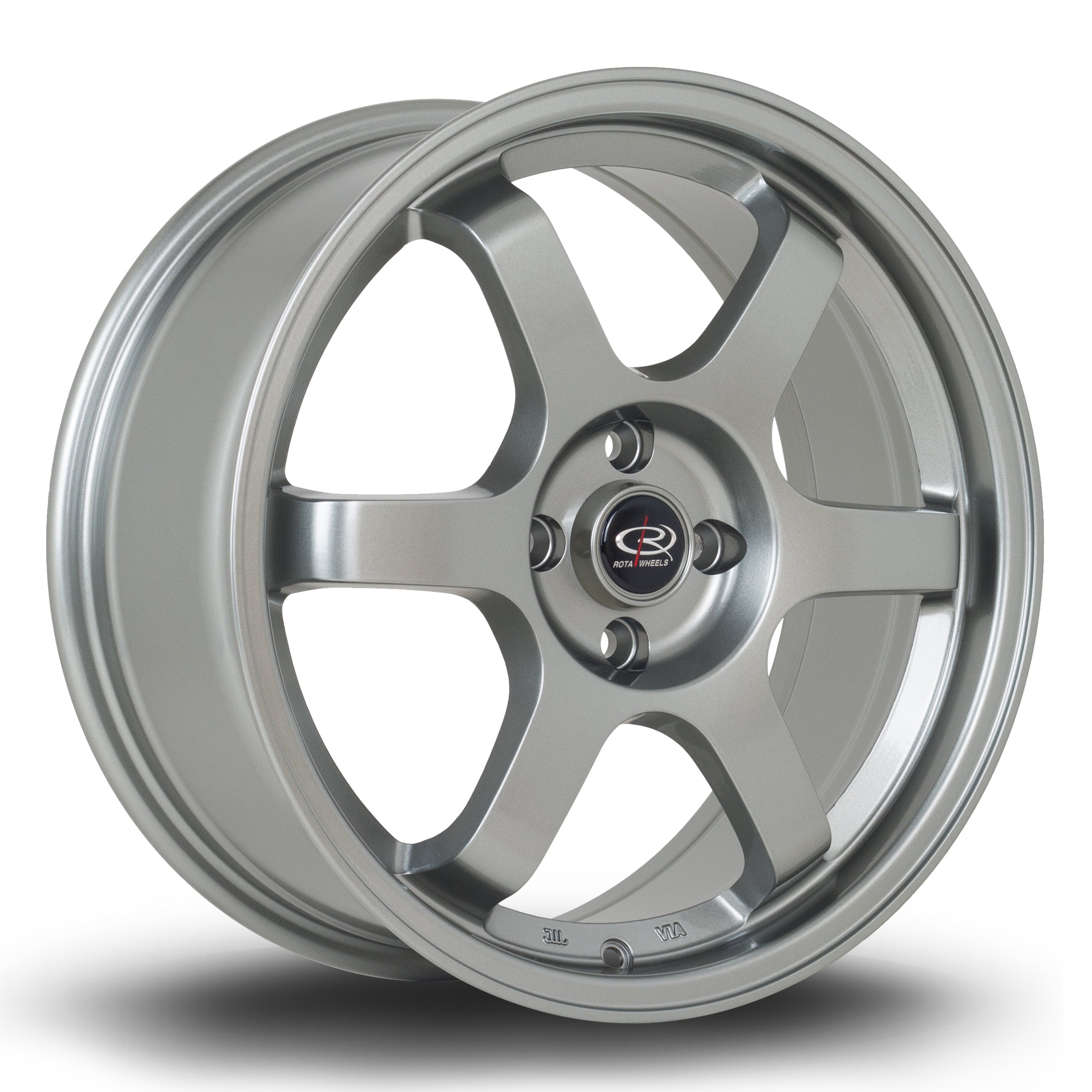Rota Grid,  17 x 7.5 inch, 4100 PCD,ET45 in Steelgrey Single Rim