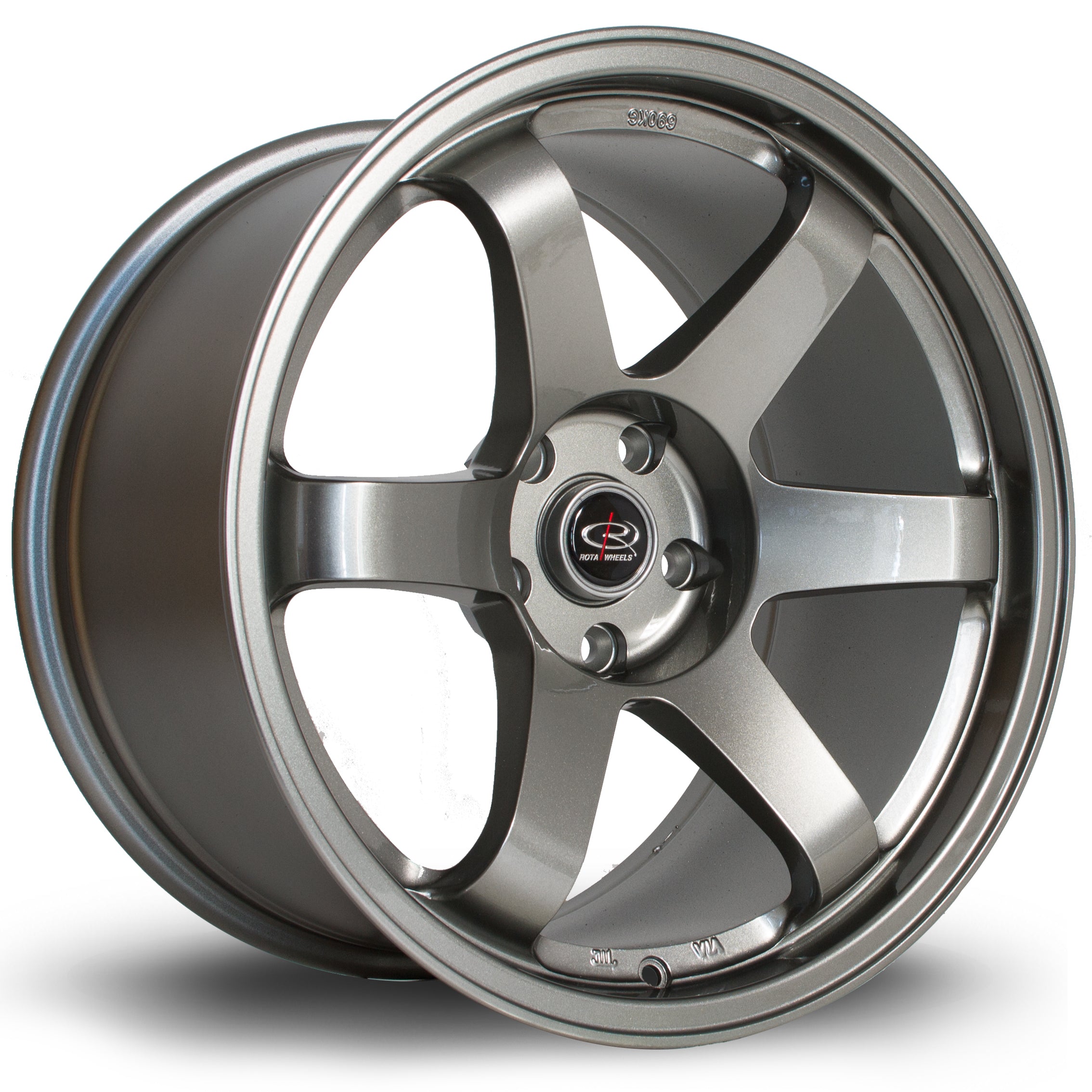 Rota Grid,  18 x 9.5 inch, 5114 PCD,ET30 in Steelgrey Single Rim