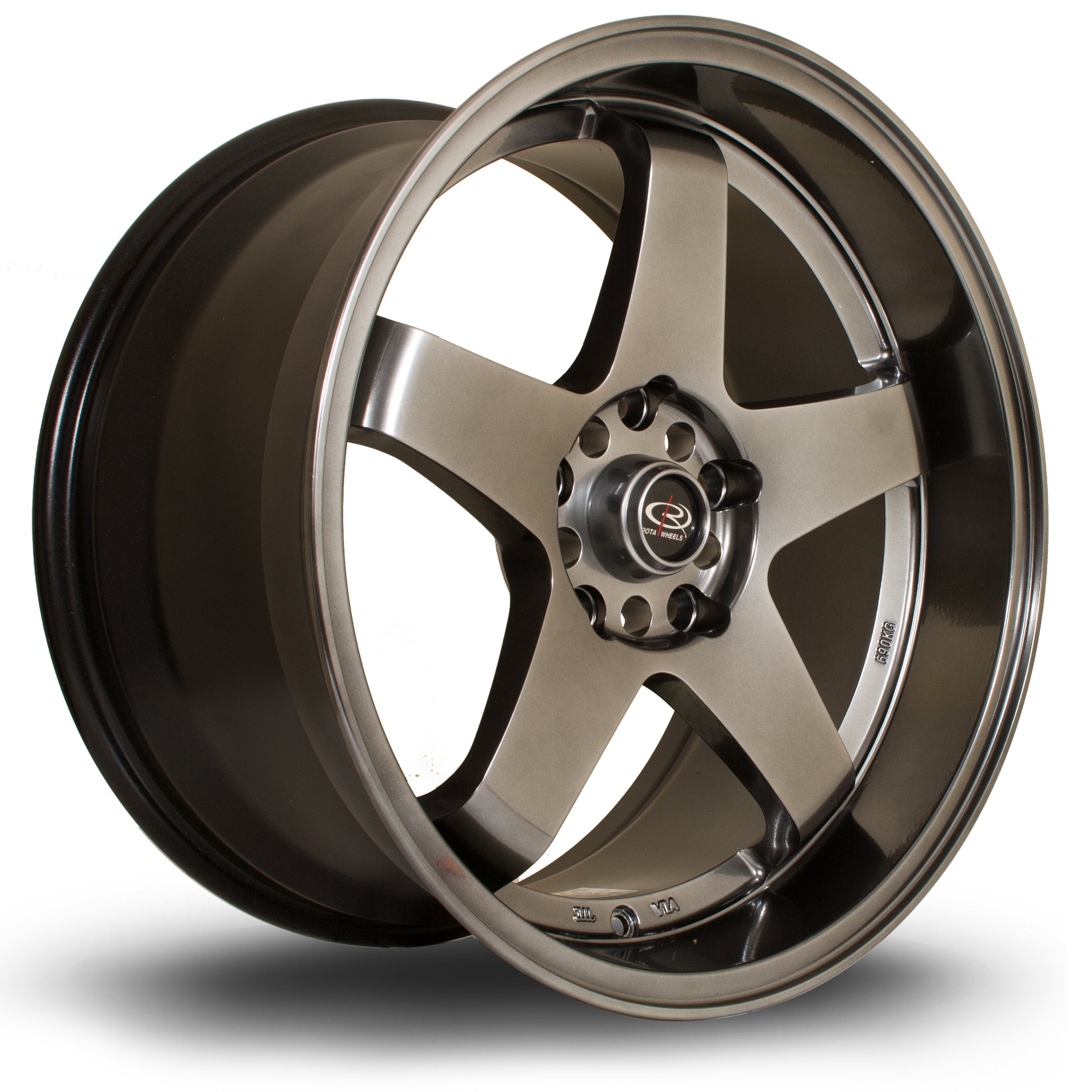 Rota GTR-D, 18 x 10 inch, 5114 PCD, ET12 in Hyper Black Single Rim - Rotashop