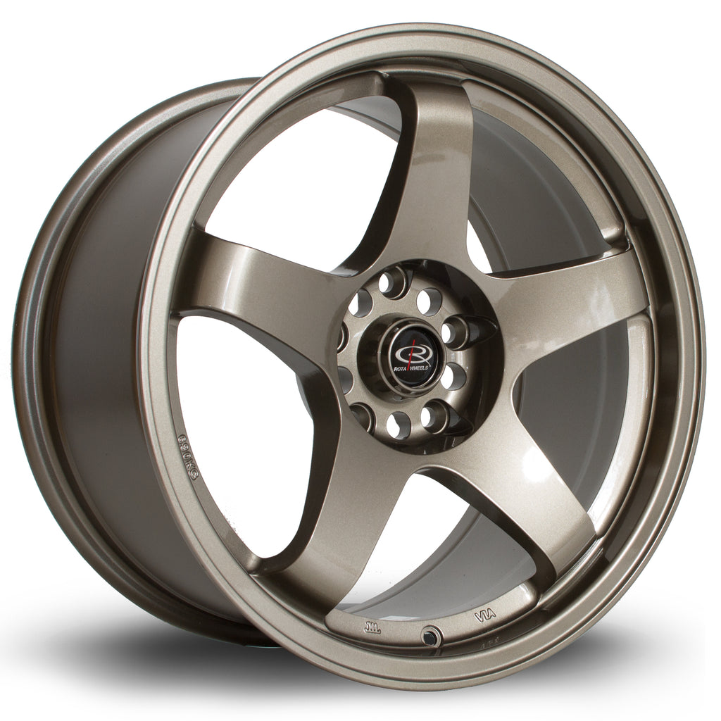 Rota GTR,  17 x 9.5 inch, 5114 PCD,ET30 in Bronze Single Rim