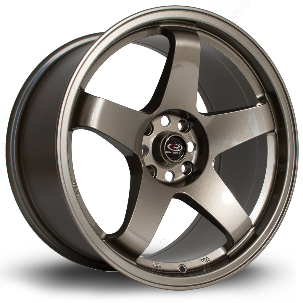 Rota GTR, 18 x 9.5 inch, 5114 PCD, ET12 Bronze - Rotashop
