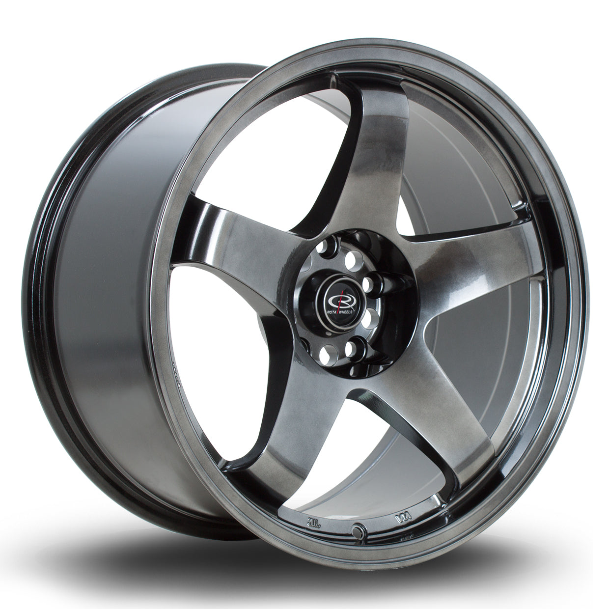 Rota GTR,  18 x 9.5 inch, 5114 PCD,ET12 in HBlack Single Rim
