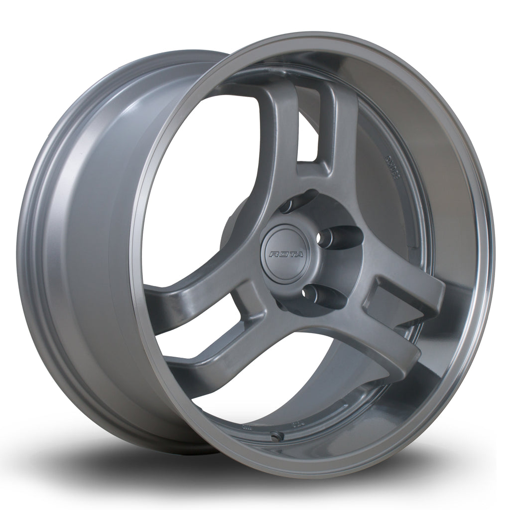 Rota HM3,  18 x 9.5 inch, 5120 PCD,ET35 in RLSilver Single Rim