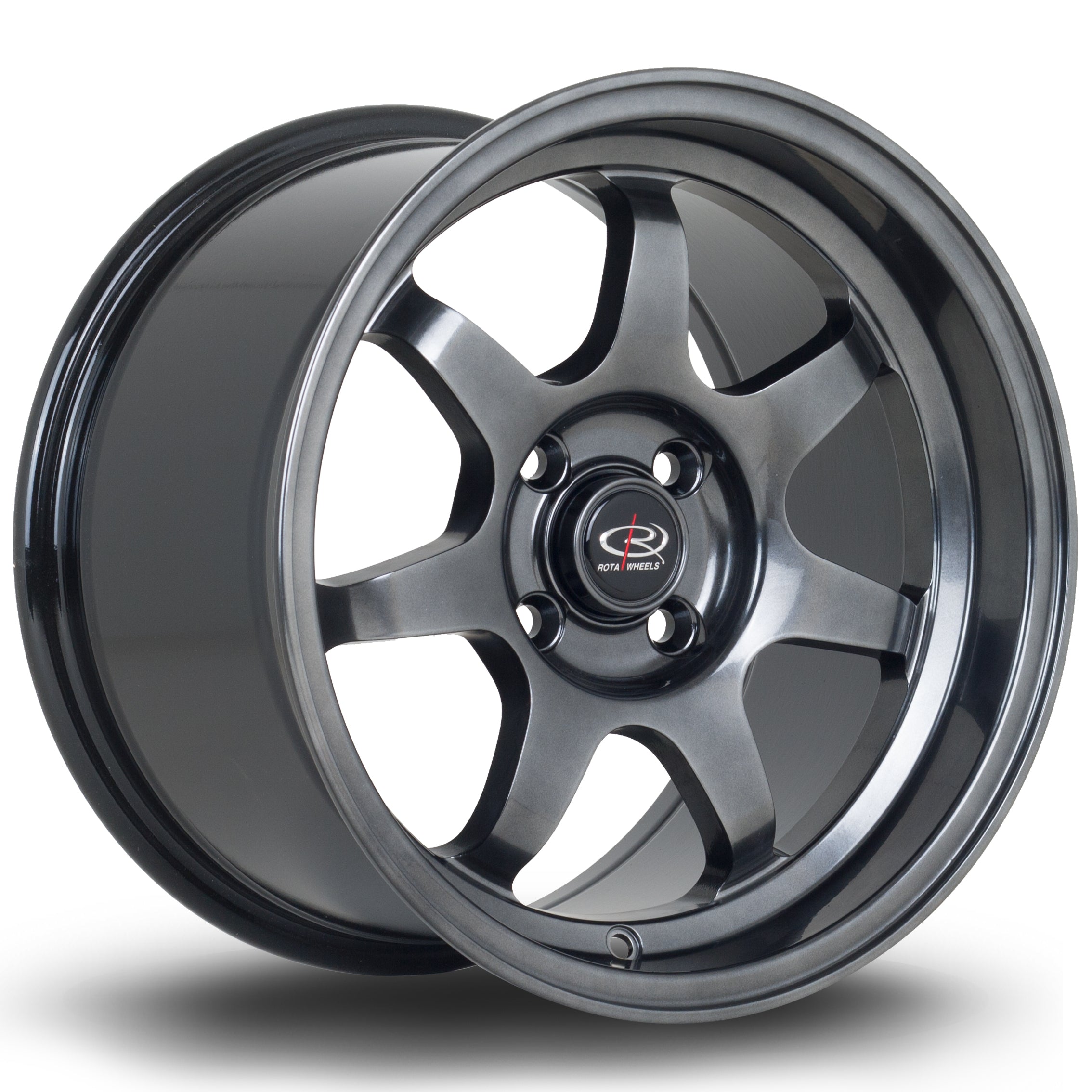 Rota K7,  15 x 9 inch, 4100 PCD,ET36 in HBlack Single Rim