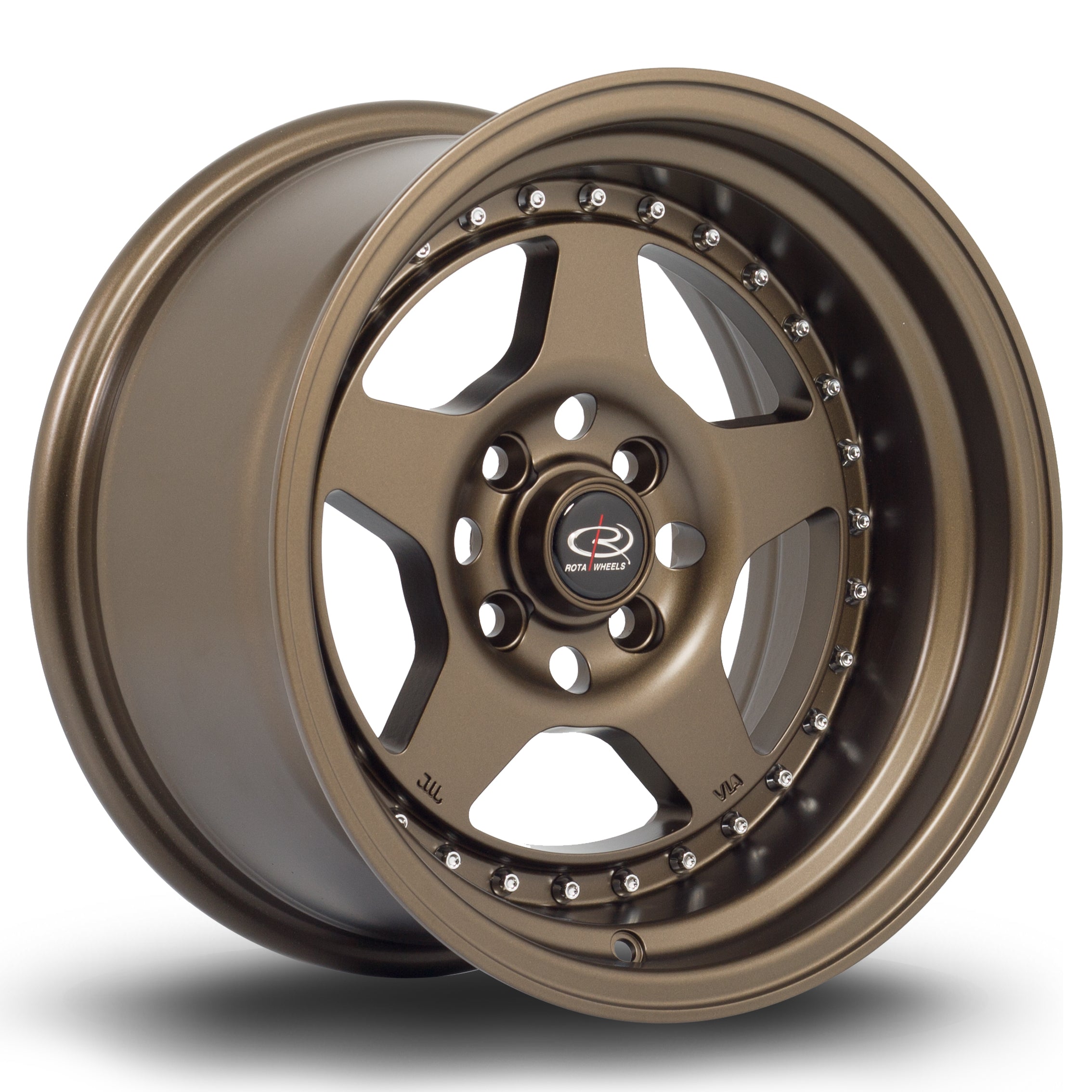 Rota Kyusha, 15 x 8 inch, 4100 PCD, ET0 Matt Bronze Variant 3 - Rotashop
