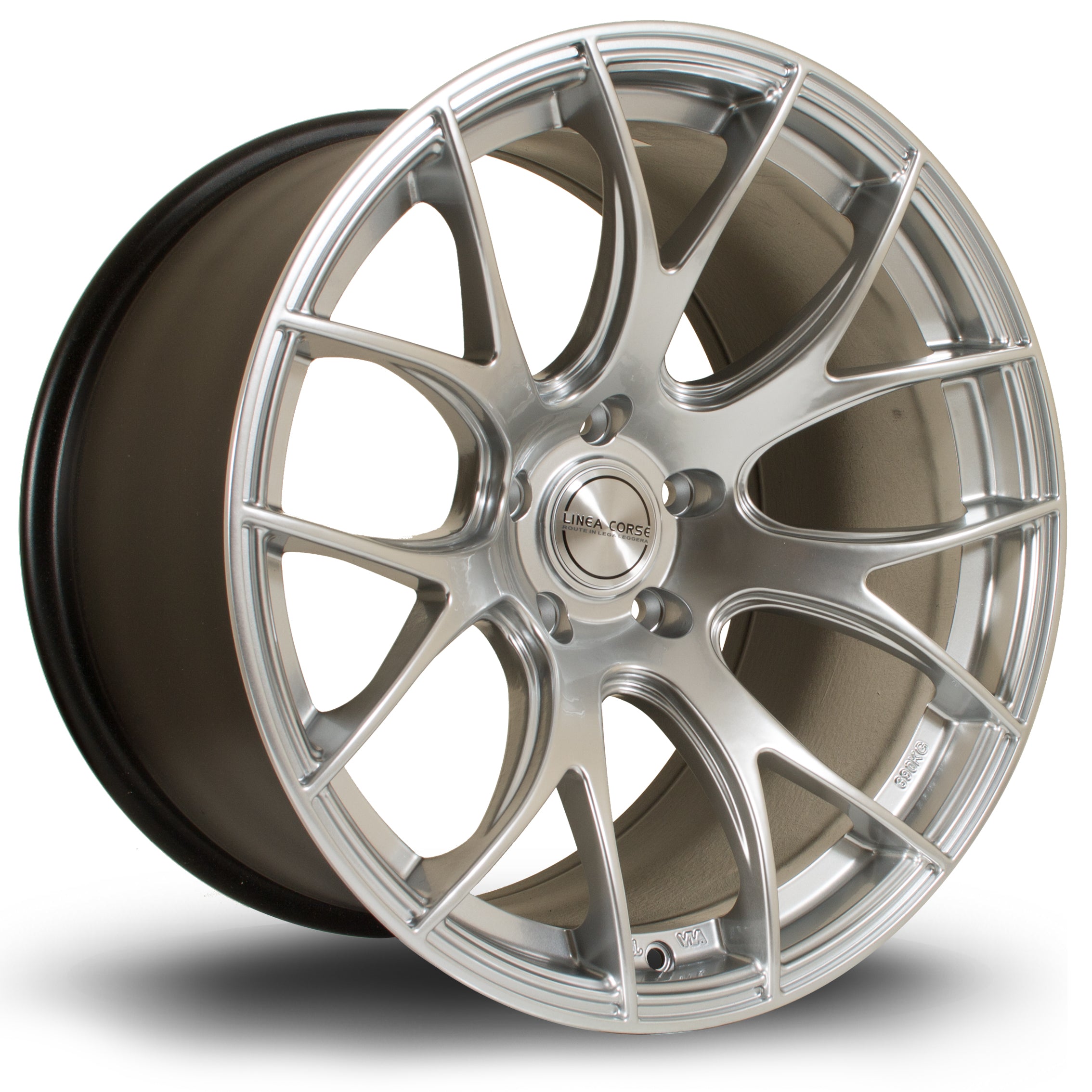 Linea Corse LC818, 19 x 11 inch, 5120 PCD, ET25 Hyper Silver - Rotashop