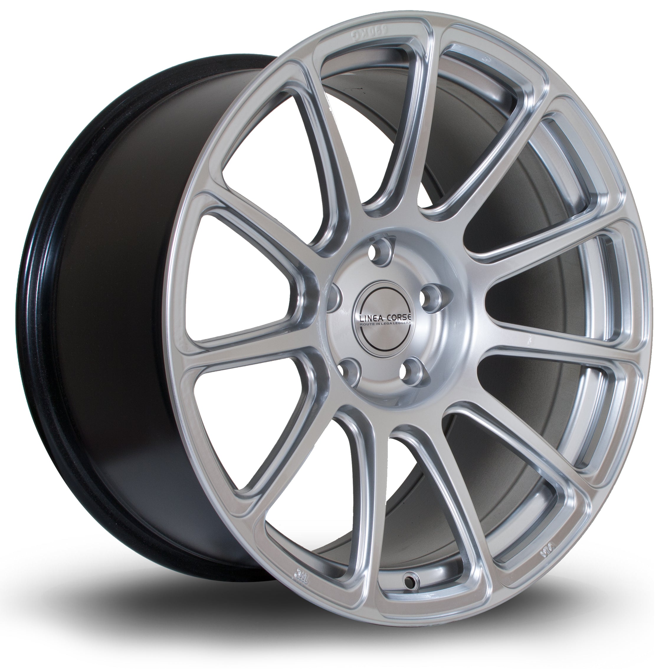 Linea Corse LC888, 19 x 10 inch, 5120 PCD, ET37 Hyper Silver - Rotashop