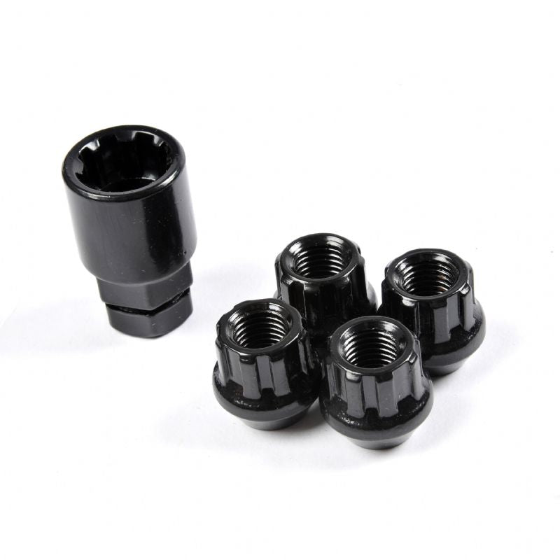 Wheel Bolts (20) 14x1.5 Tuner Black for Audi TT [8S] 14-23 on Aftermarket Wheels | UK